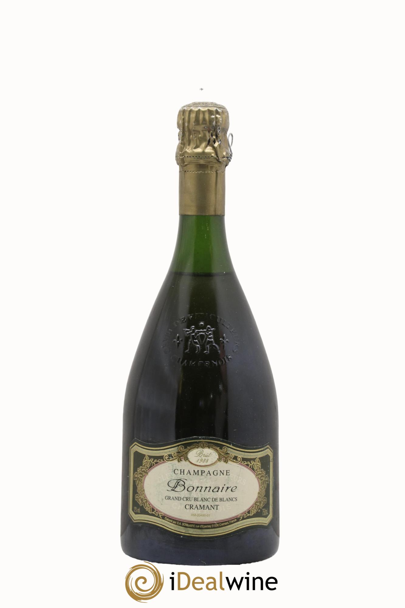 Champagne Bonnaire Grand Cru Blanc de Blancs Cramant 1988 - Lotto di 1 bottiglia - 0
