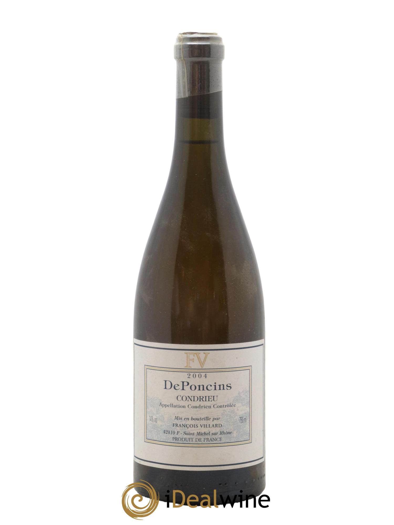 Condrieu Deponcins François Villard 2004 - Lot de 1 bouteille - 0
