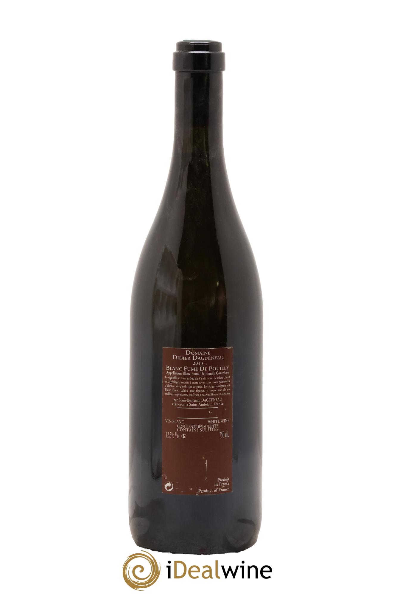 Vin de France (anciennement Pouilly-Fumé) Pur Sang Dagueneau (Domaine Didier - Louis-Benjamin) 2013 - Lot de 1 bouteille - 1