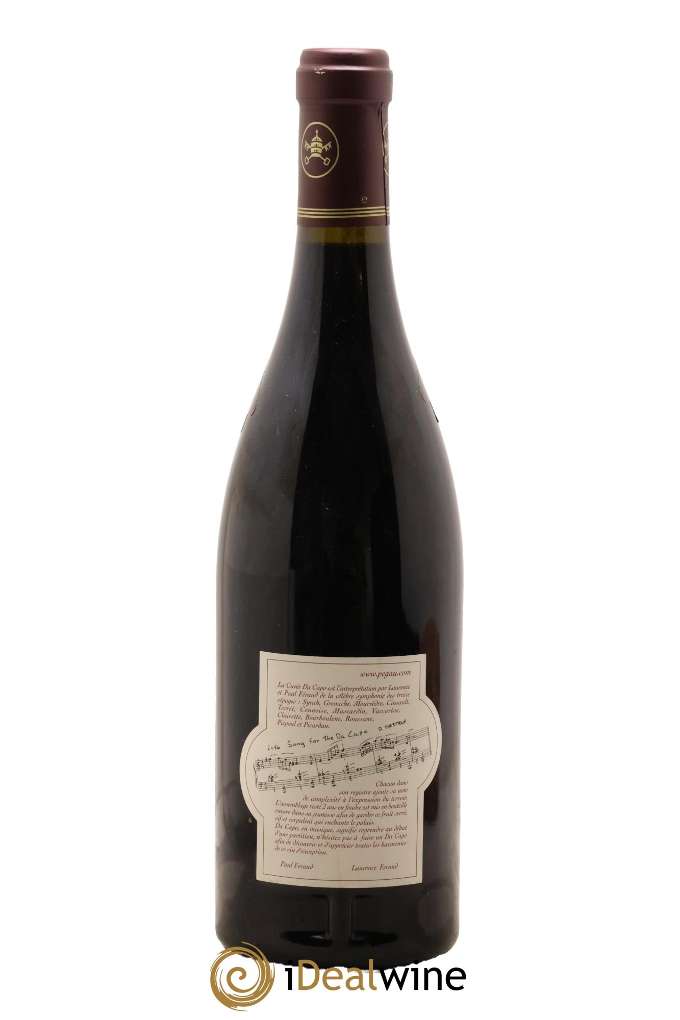 Châteauneuf-du-Pape Domaine du Pégau Cuvée Da Capo Paul et Laurence Féraud 2000 - Lotto di 1 bottiglia - 1