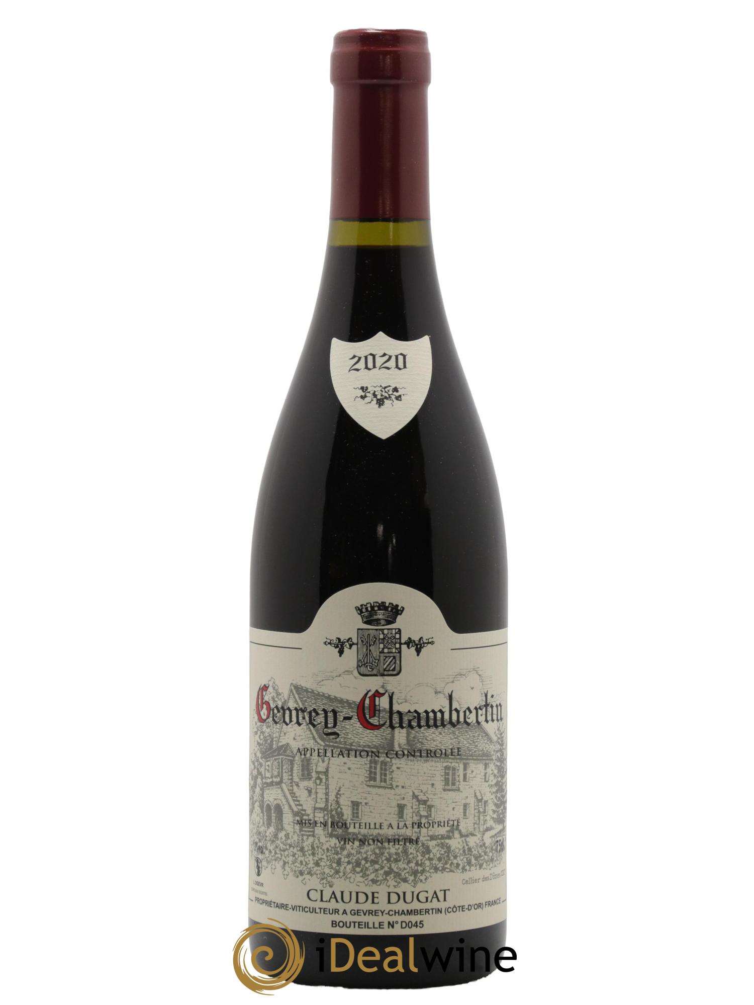 Gevrey-Chambertin Claude Dugat 2020 - Lot de 1 bouteille - 0