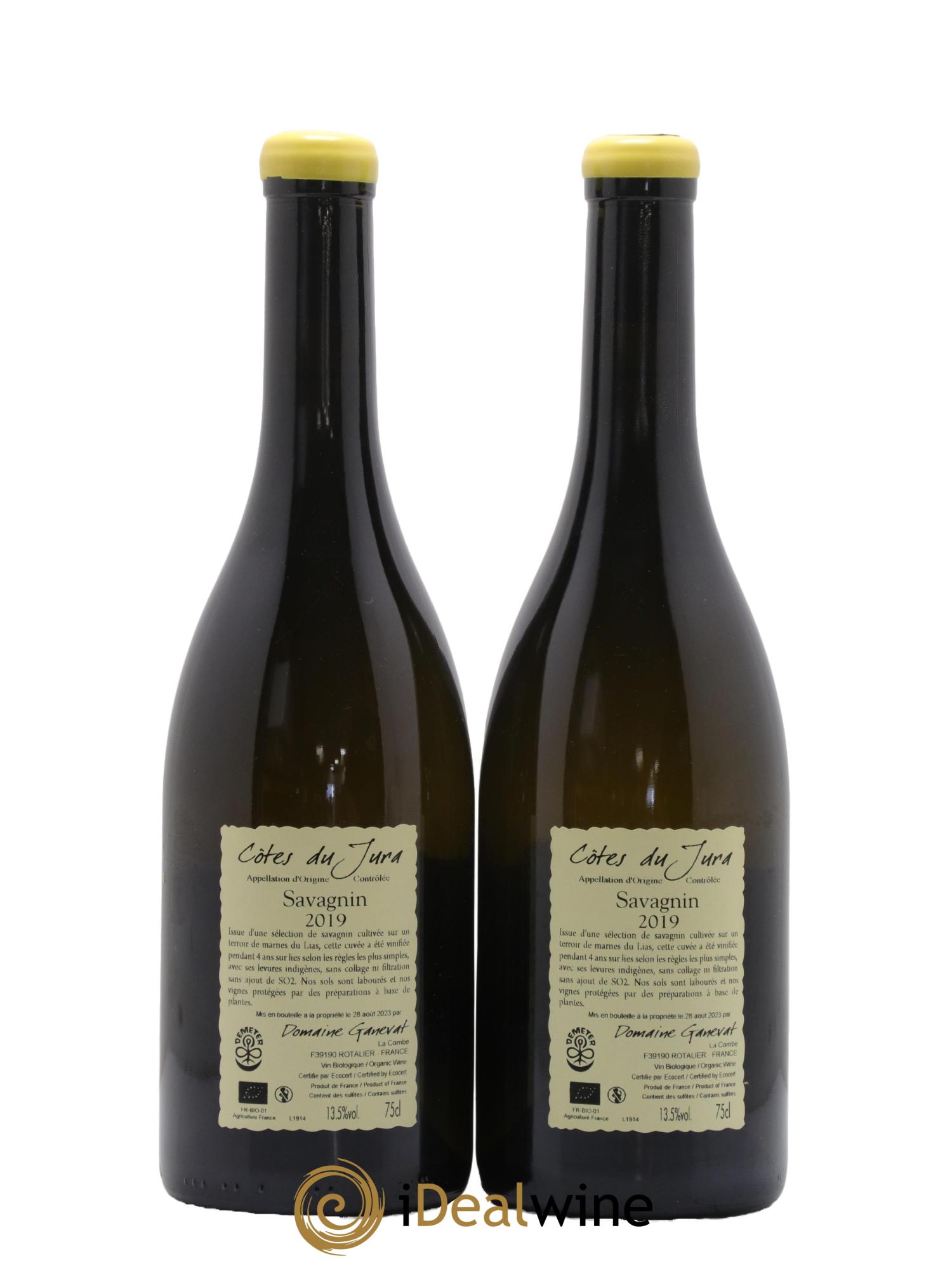 Côtes du Jura Sous la Roche Jean-François Ganevat (Domaine) 2019 - Lot de 2 bouteilles - 1