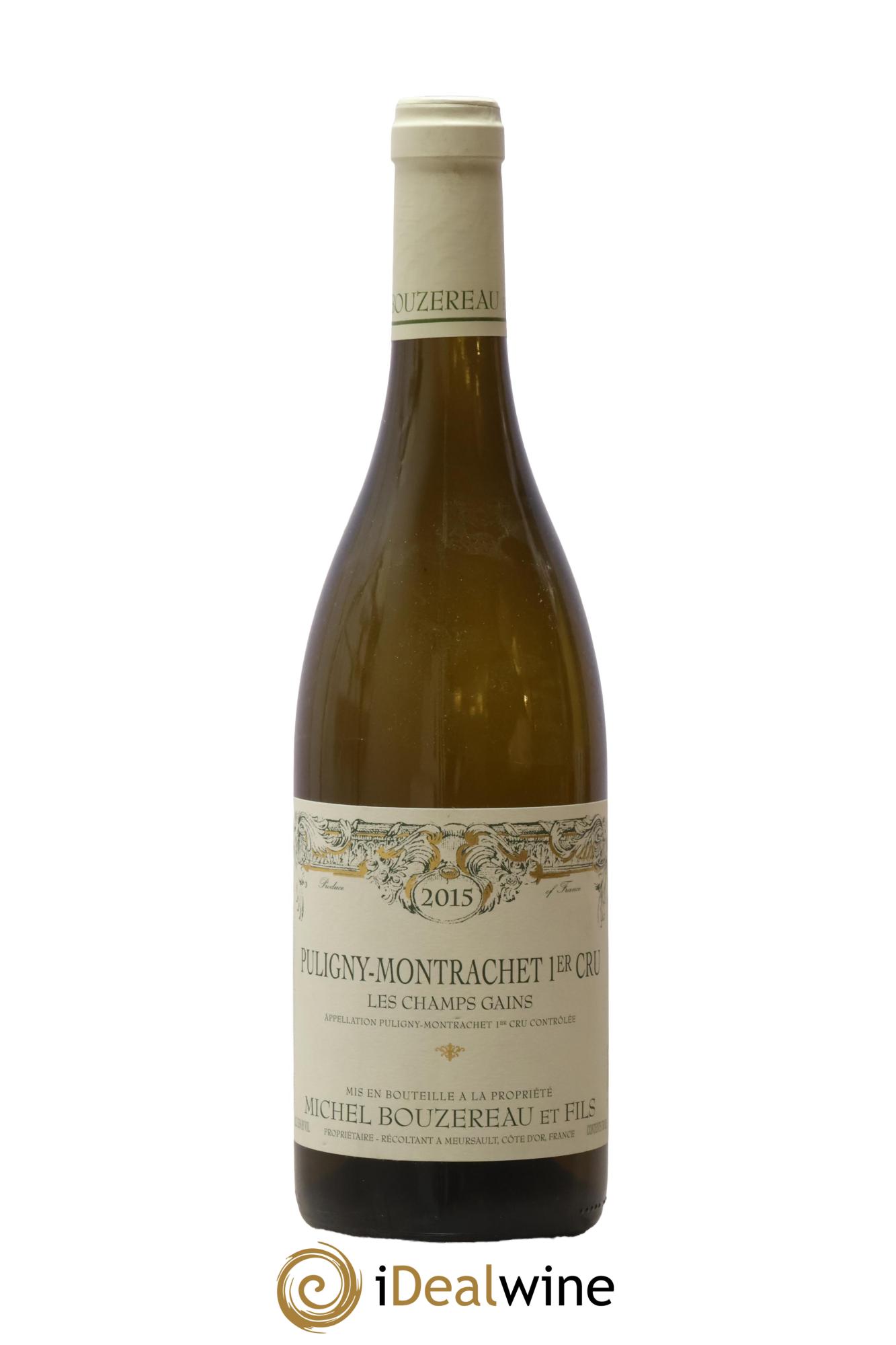 Puligny-Montrachet 1er Cru Les Champs Gains Michel Bouzereau et Fils (Domaine) 2015 - Posten von 1 Flasche - 0