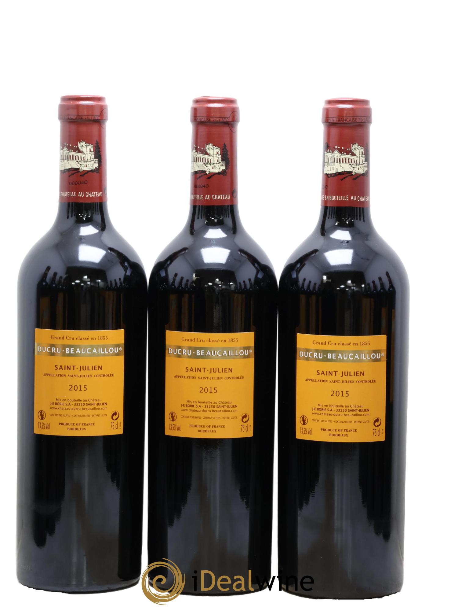 Château Ducru Beaucaillou 2ème Grand Cru Classé 2015 - Lot de 12 bouteilles - 4