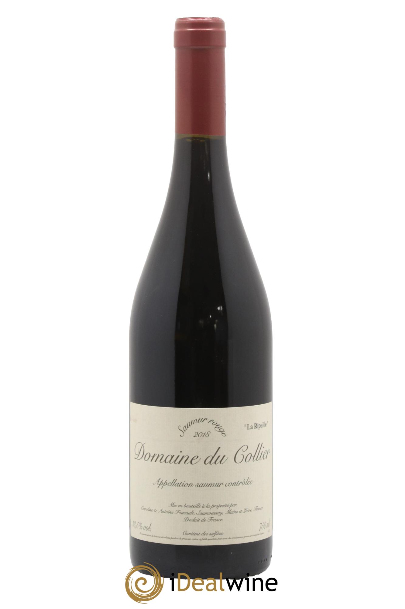 Saumur La Ripaille Domaine du Collier 2018 - Lot de 1 bouteille - 0