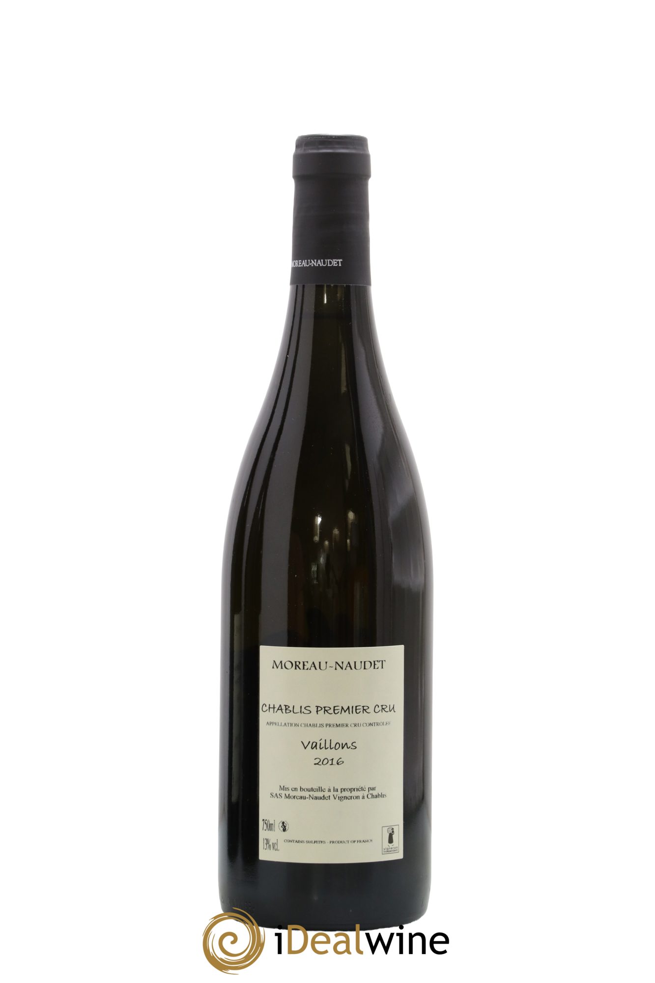 Chablis 1er Cru Vaillons Moreau-Naudet 2016 - Lot de 1 bouteille - 1