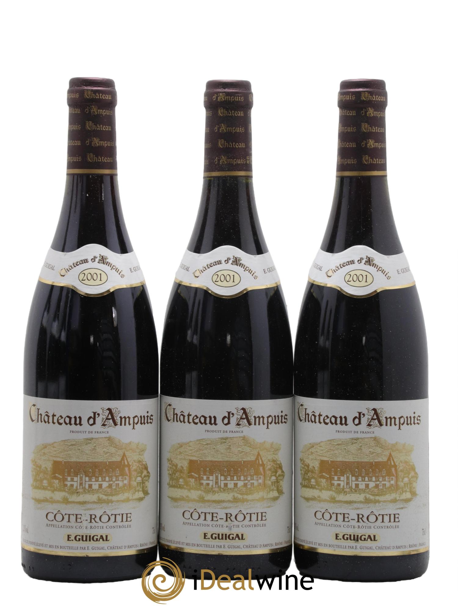 Côte-Rôtie Château d'Ampuis Guigal 2001 - Lot of 6 bottles - 2