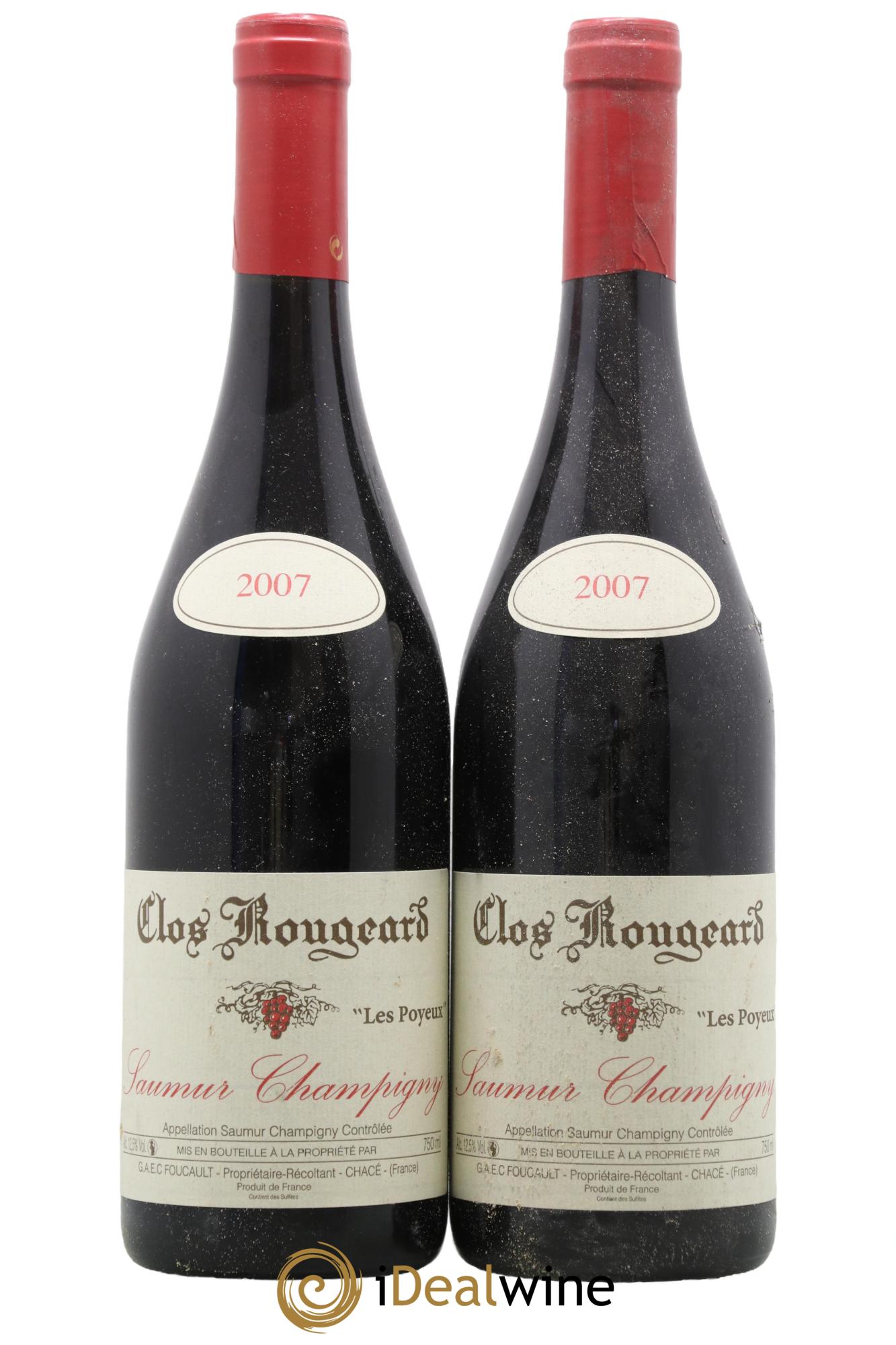 Saumur-Champigny Les Poyeux Clos Rougeard 2007 - Lot de 2 bouteilles - 0