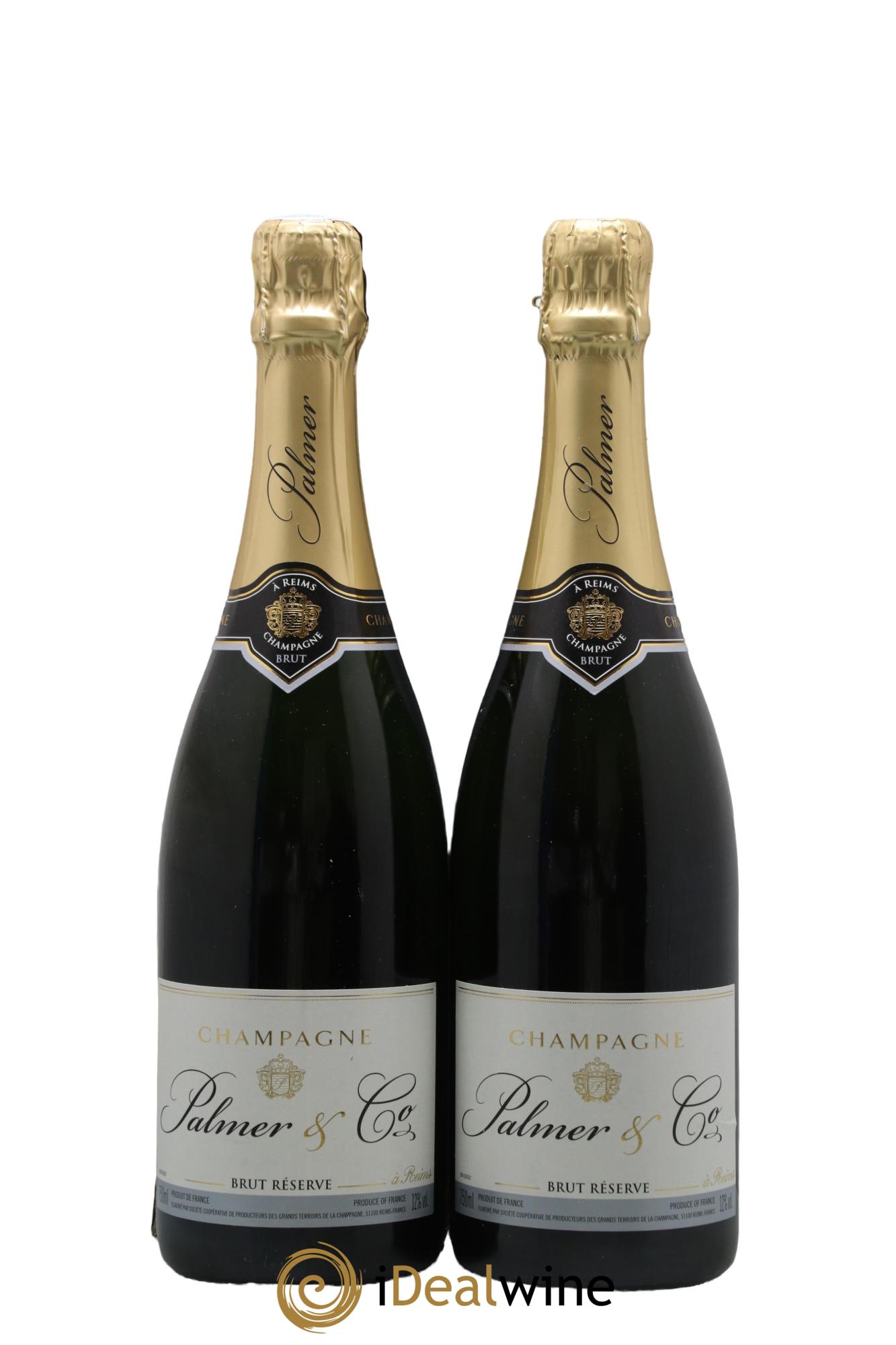 Champagne Brut Réserve Palmer & Co - Lot de 2 bouteilles - 0