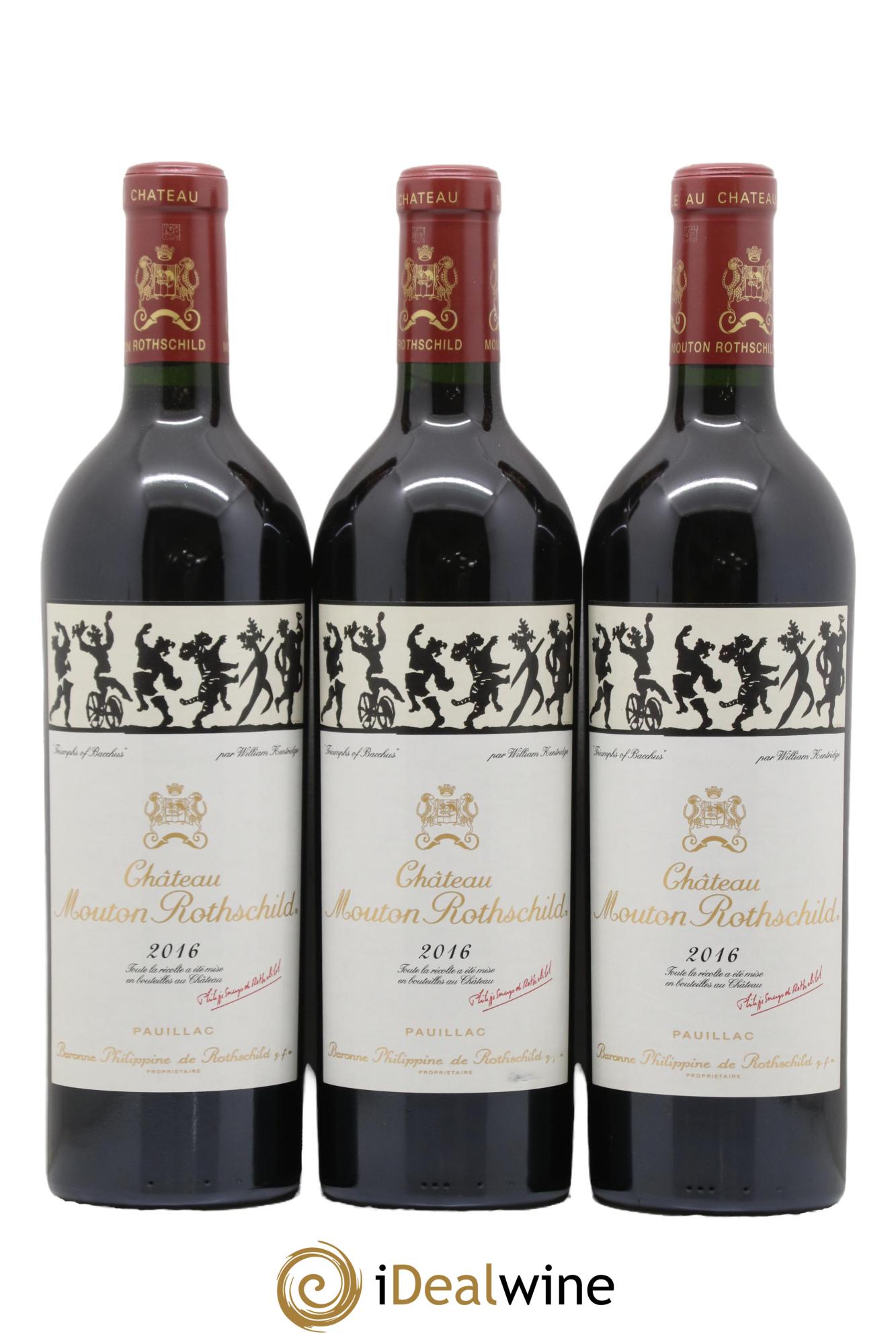 Château Mouton Rothschild 1er Grand Cru Classé 2016 - Lot de 6 bouteilles - 3