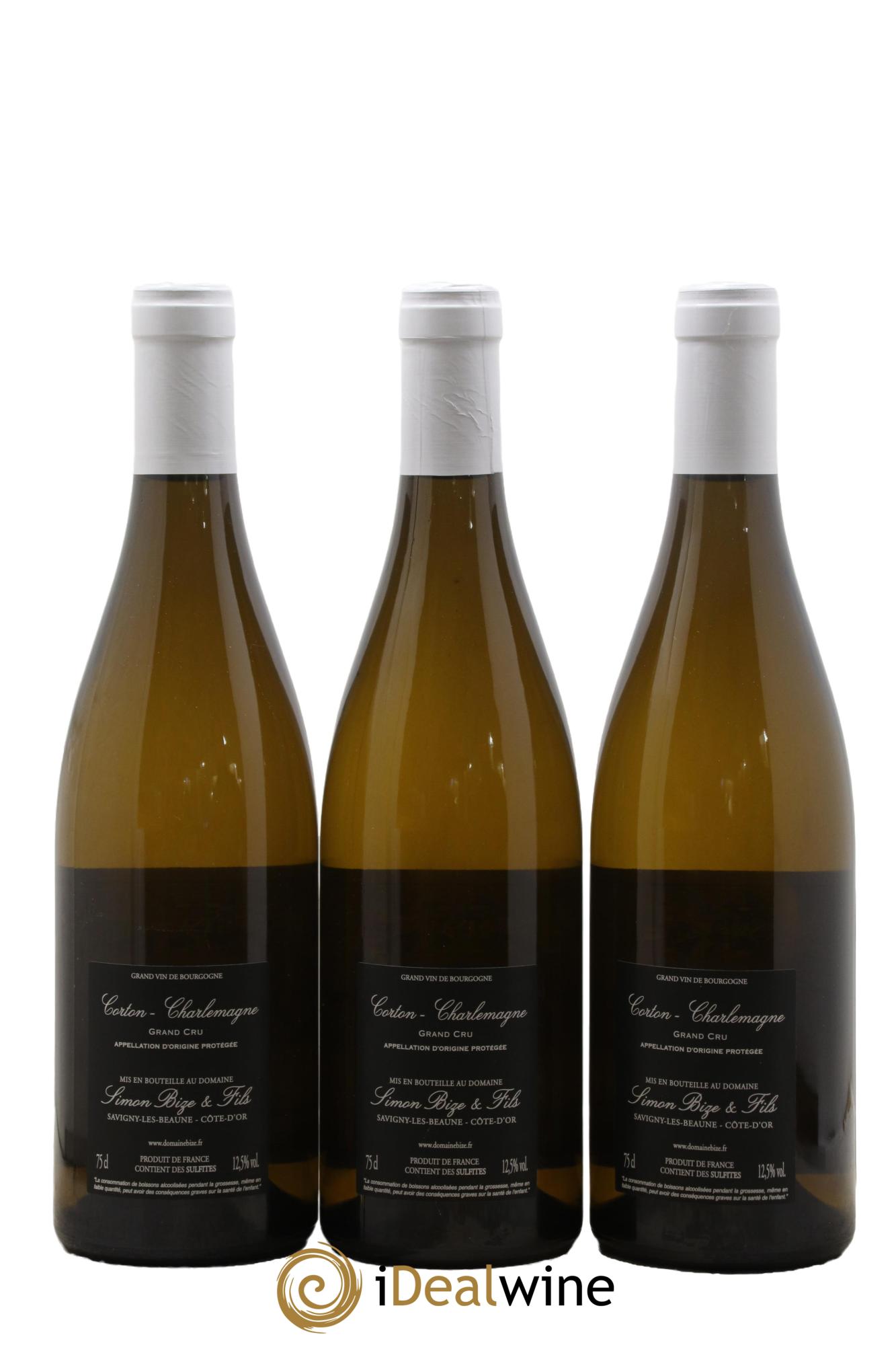 Corton-Charlemagne Grand Cru Simon Bize & Fils 2020 - Posten von 3 Flaschen - 1