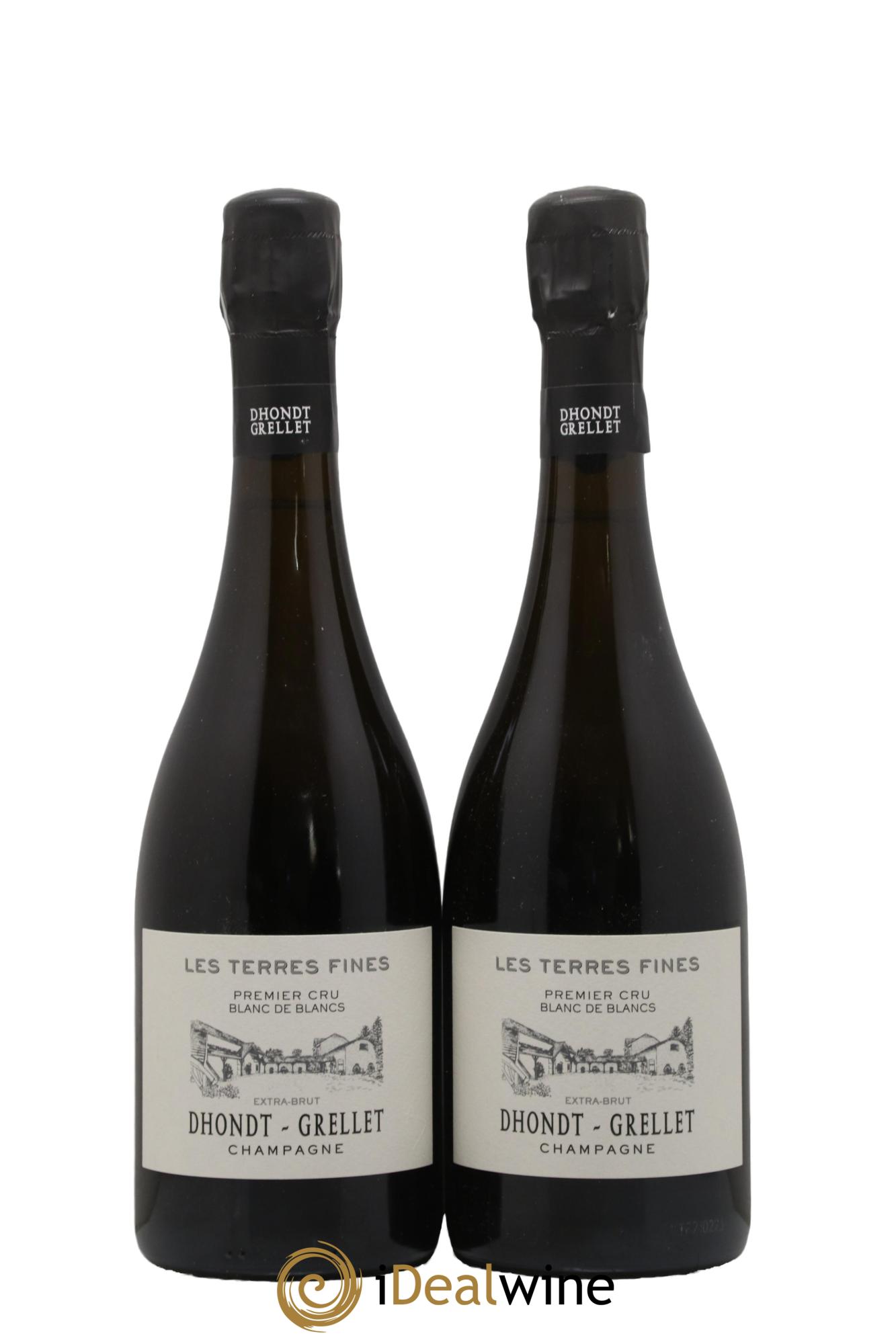 Les Terres Fines Blanc de Blancs Extra-Brut Dhondt Grellet - Lot de 2 bouteilles - 0