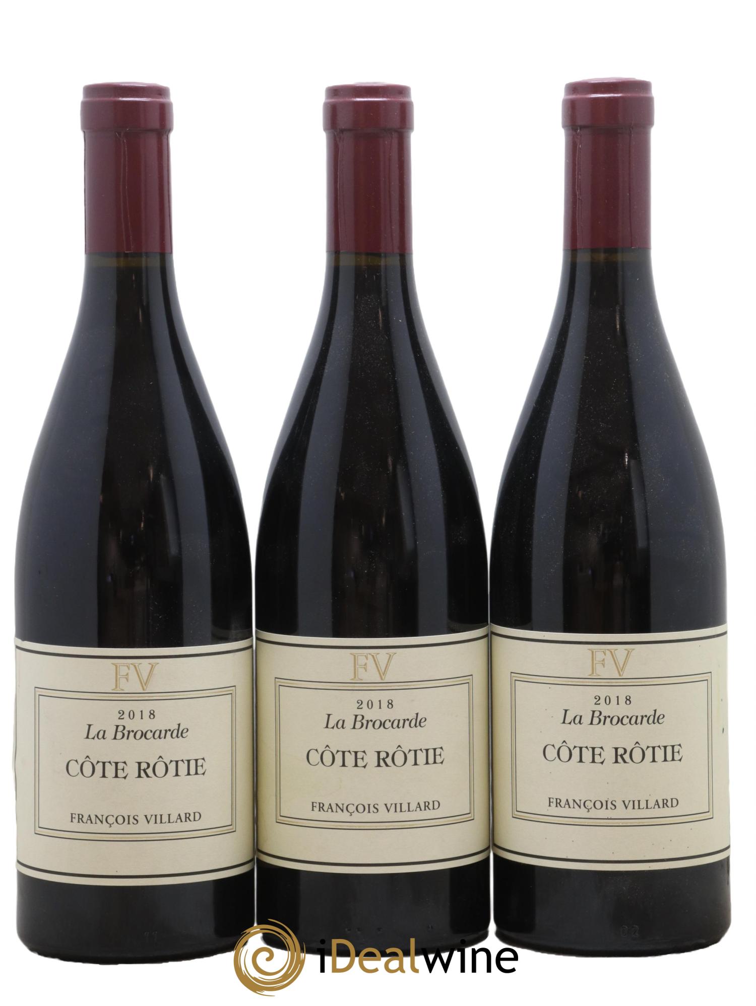 Côte-Rôtie La Brocarde François Villard 2018 - Lot de 3 bouteilles - 0