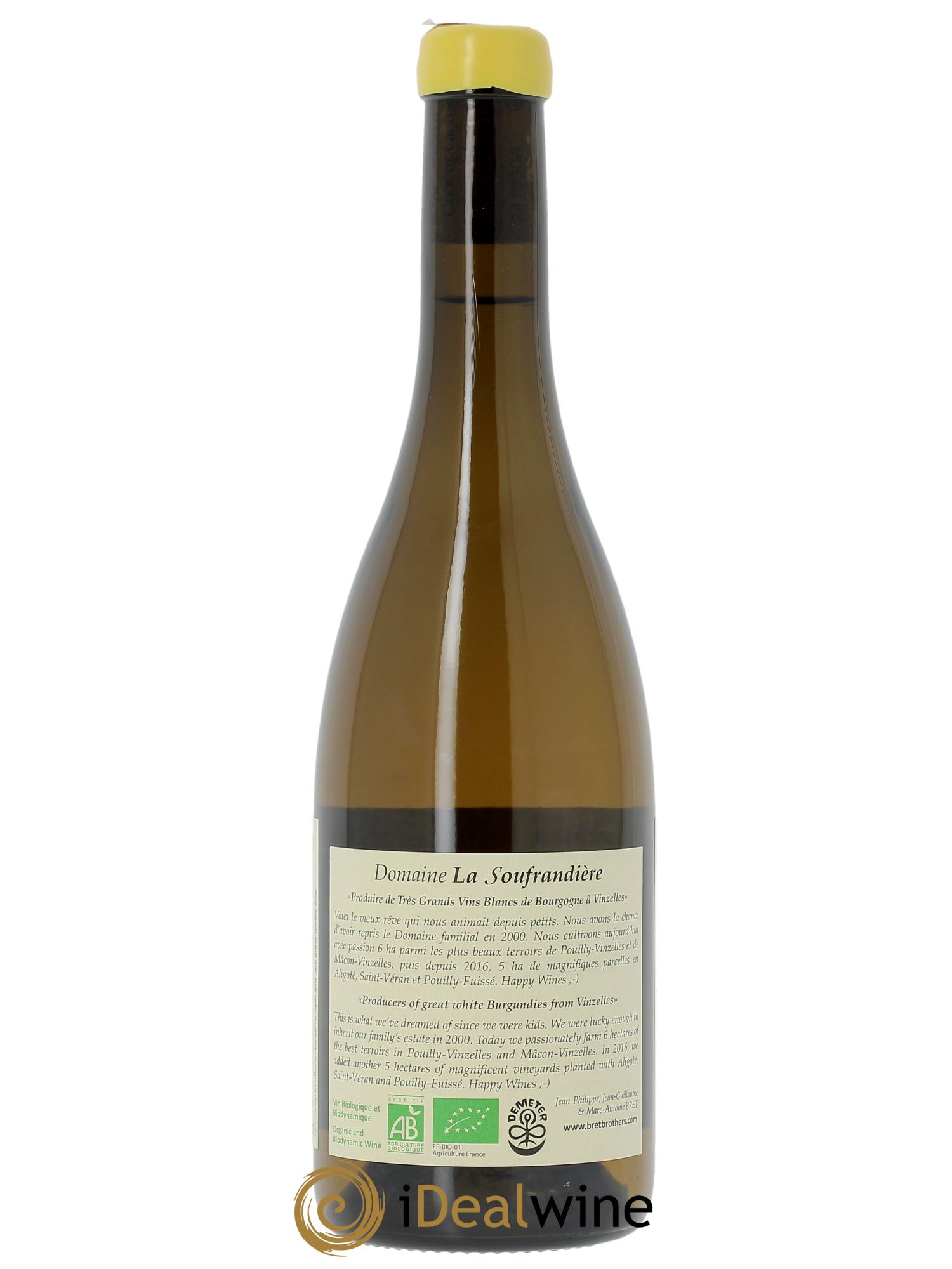 Mâcon-Vinzelles Le Clos de Grand-Père La Soufrandière - Bret Brothers  2023 - Lot de 1 bouteille - 2