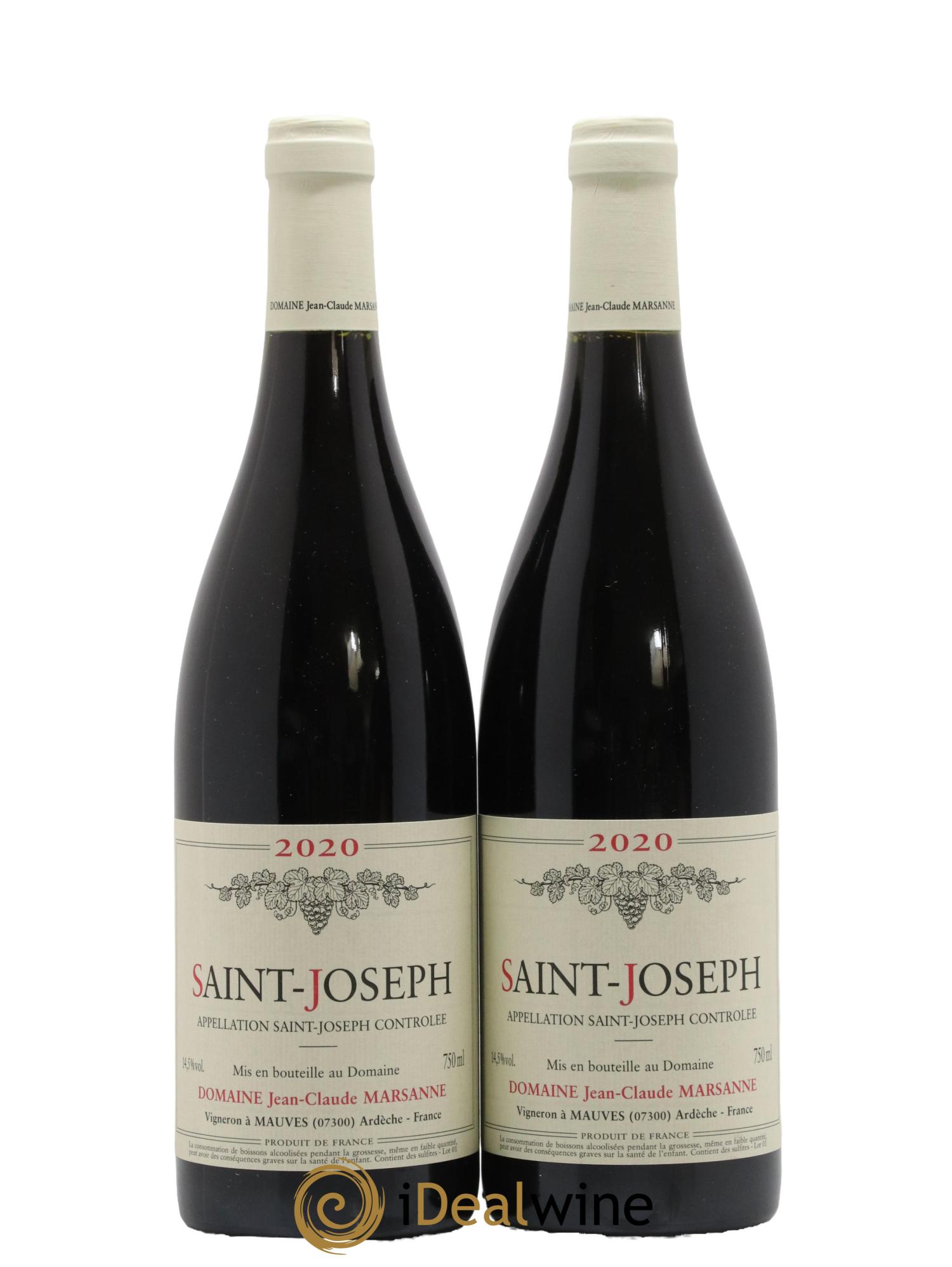 Saint-Joseph Jean-Claude Marsanne (Domaine) 2020 - Lot de 2 bouteilles - 0
