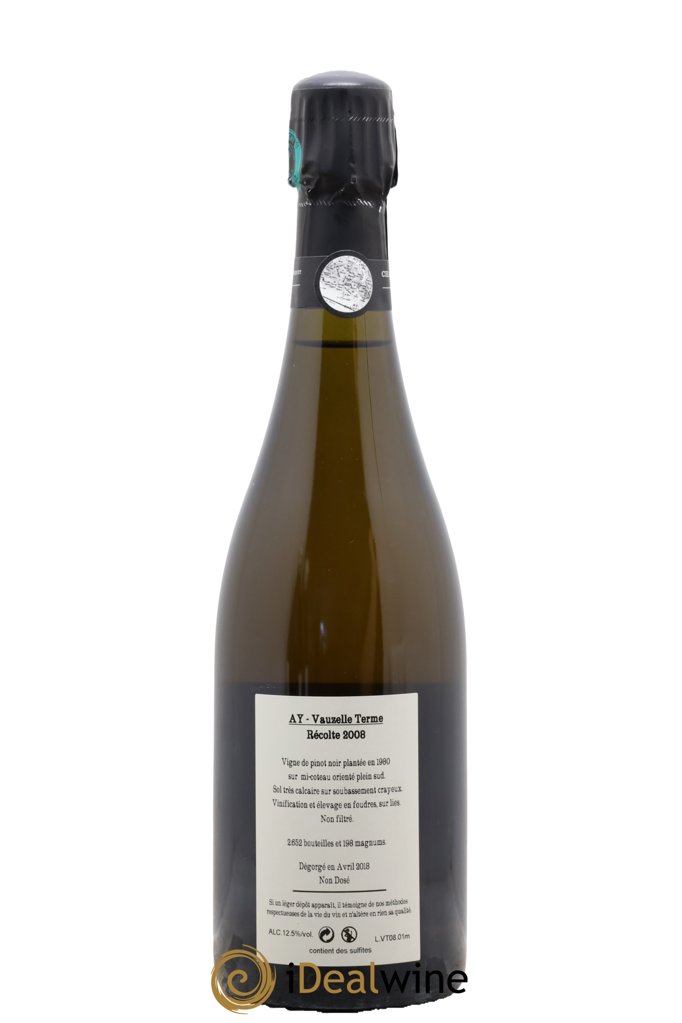 Aÿ Vauzelle Terme Extra-Brut Jacquesson 2008 - Posten von 1 Flasche - 2