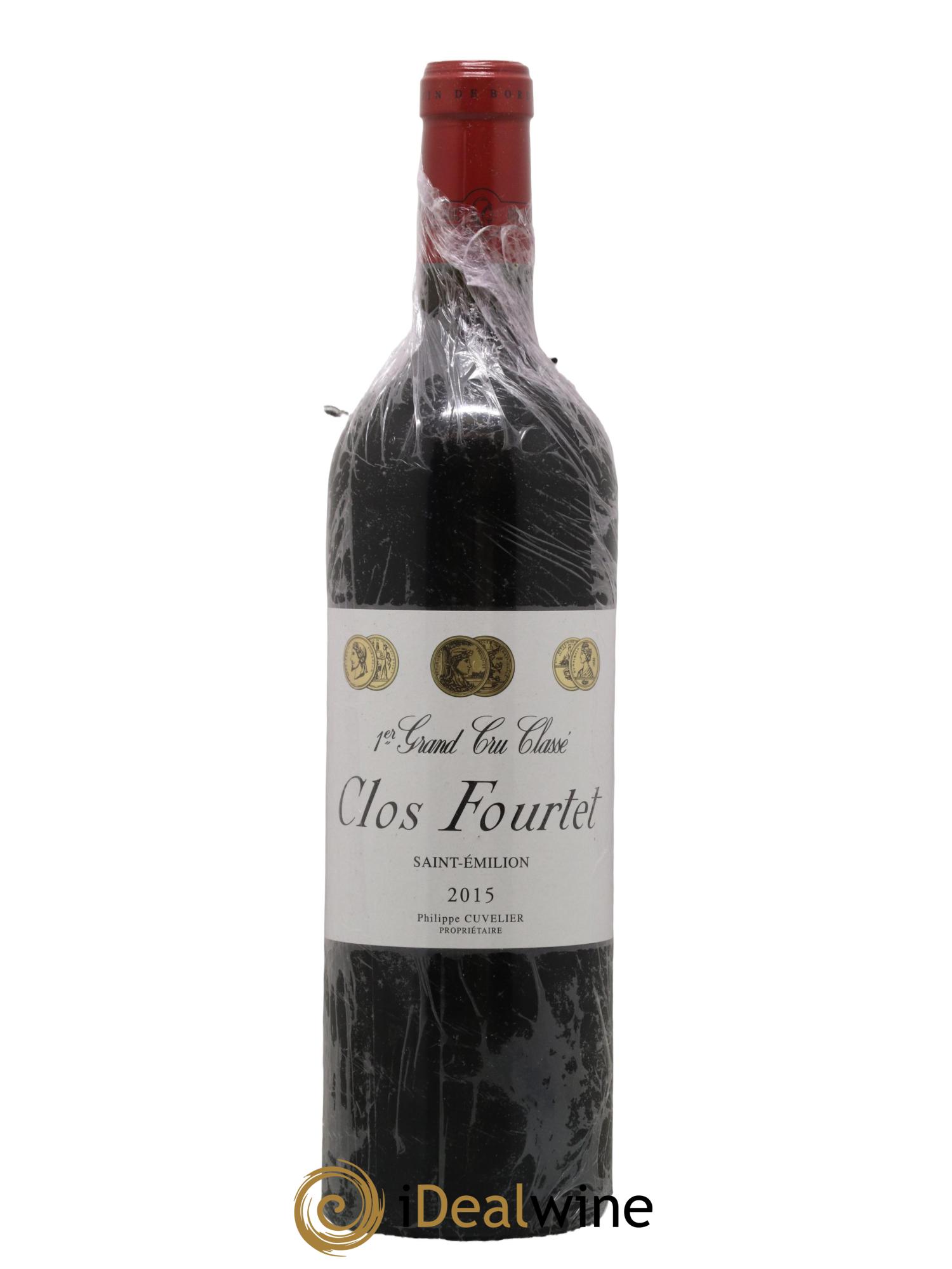 Clos Fourtet 1er Grand Cru Classé B 2015 - Lot de 1 bouteille - 0