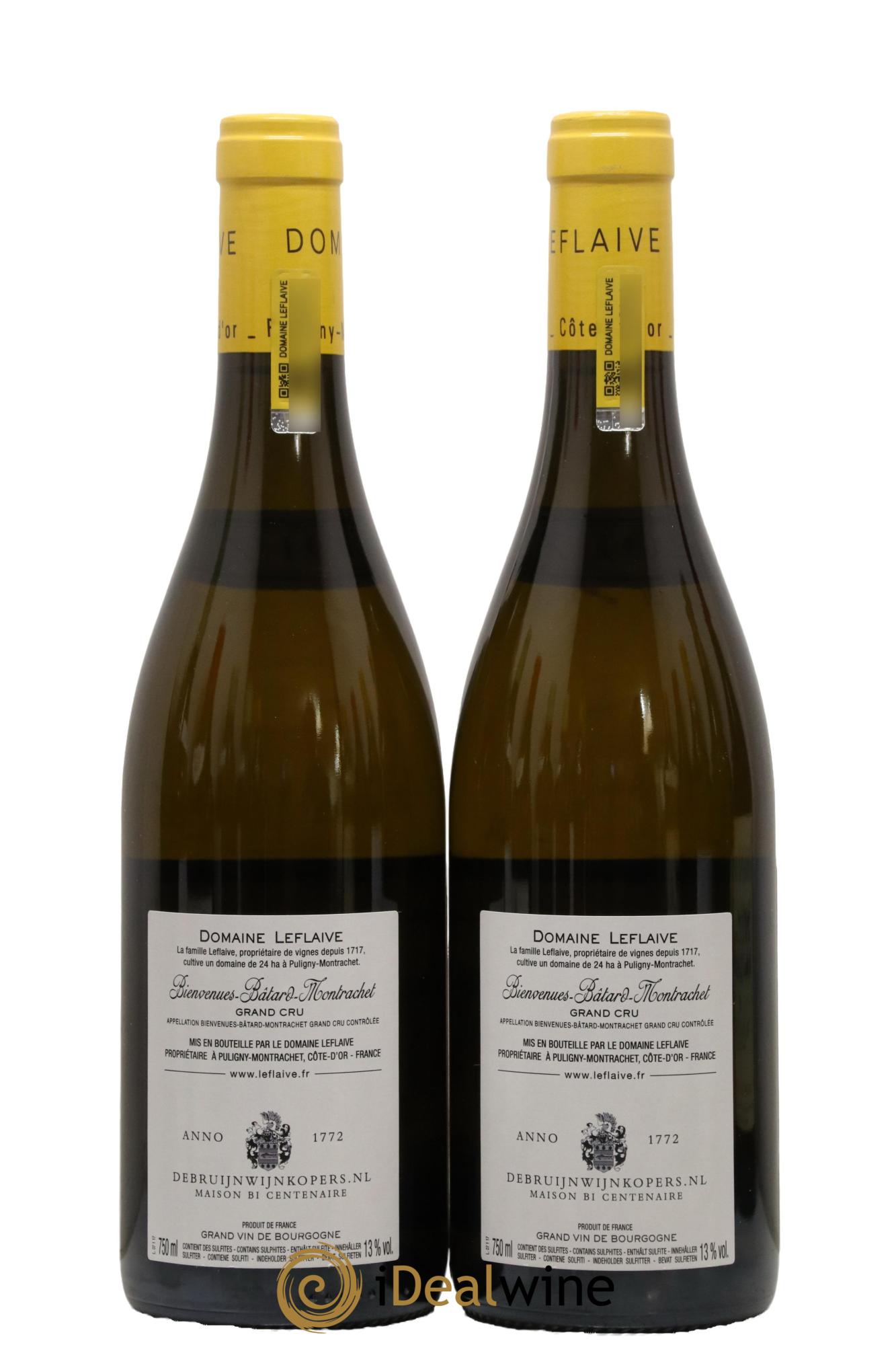 Bienvenues-Bâtard-Montrachet Grand Cru Leflaive (Domaine) 2017 - Lot of 2 bottles - 1