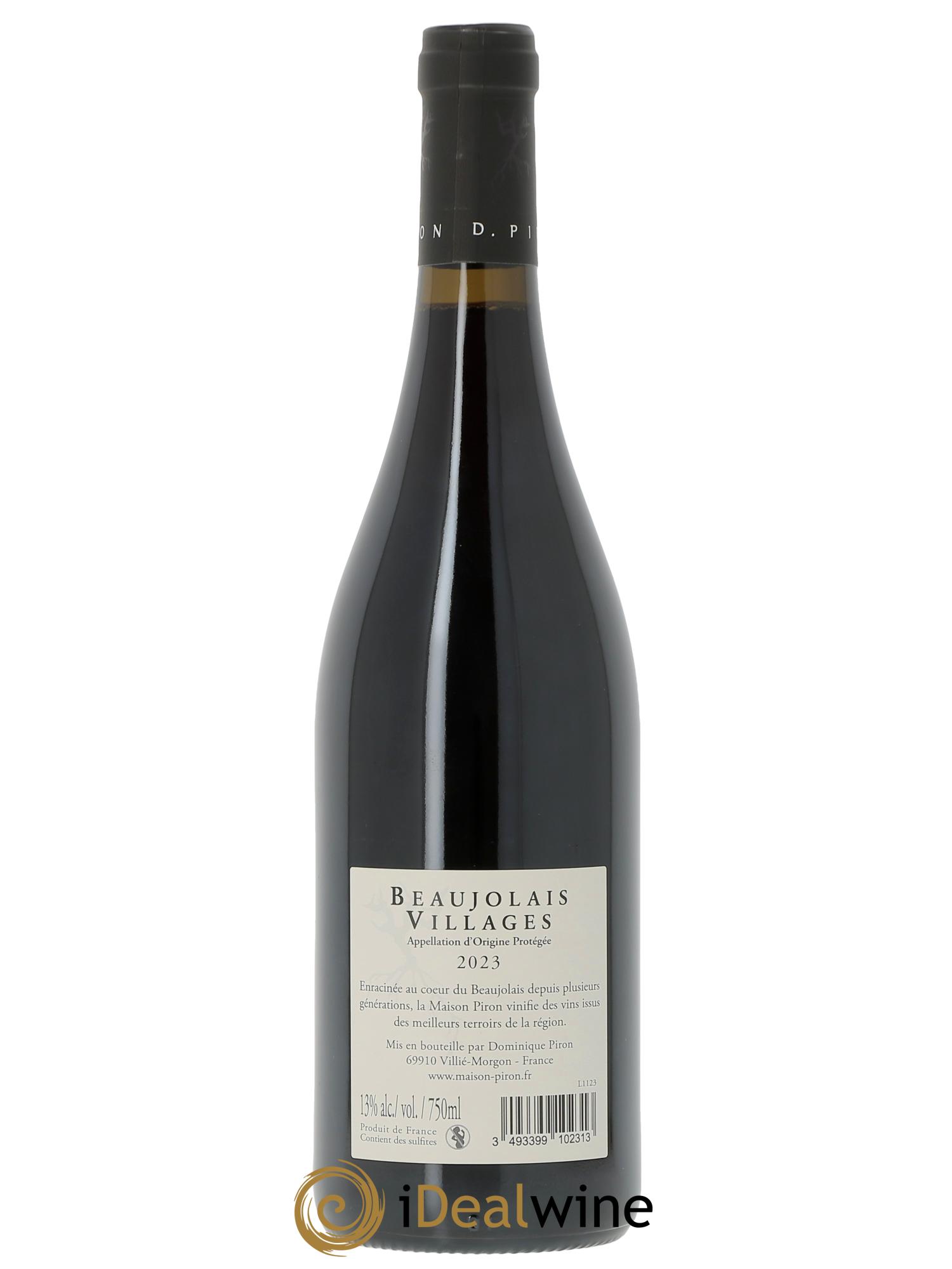 Beaujolais Villages Dominique Piron (Domaine)  2023 - Posten von 1 Flasche - 1