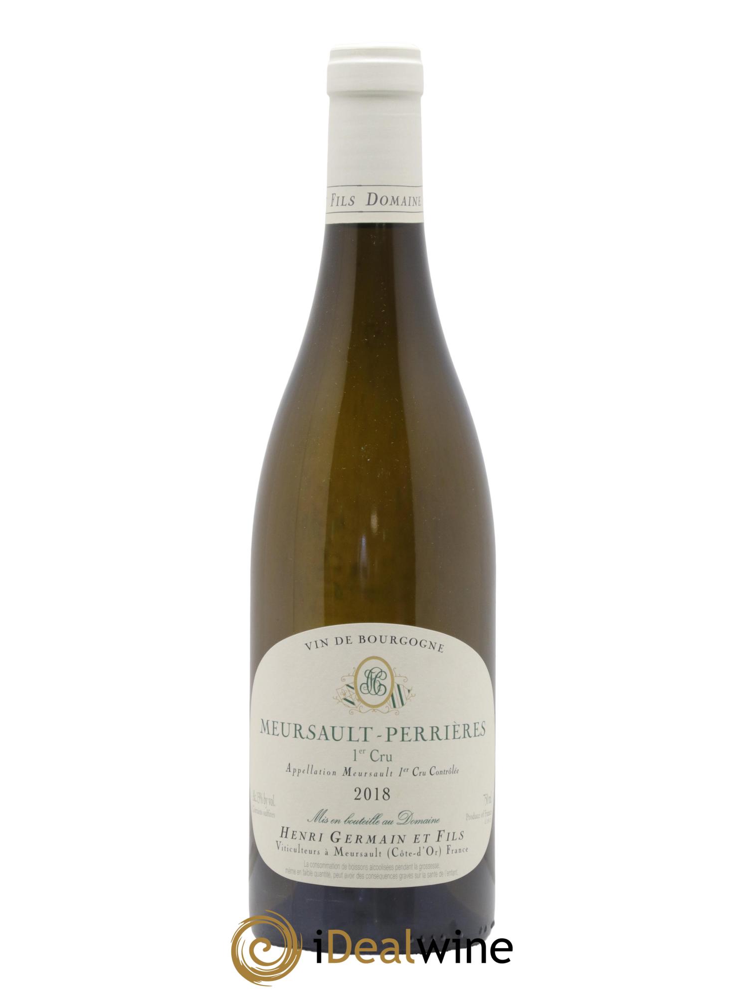 Meursault 1er Cru Perrières Henri Germain 2018 - Lot de 1 bouteille - 0