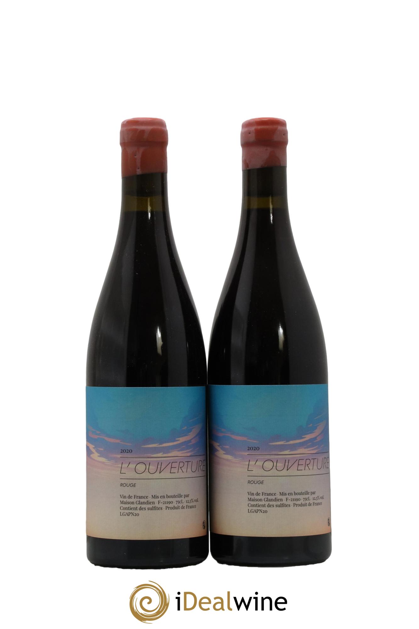 Vin de France L'Ouverture Maison Glandien 2020 - Lot de 2 bouteilles - 0