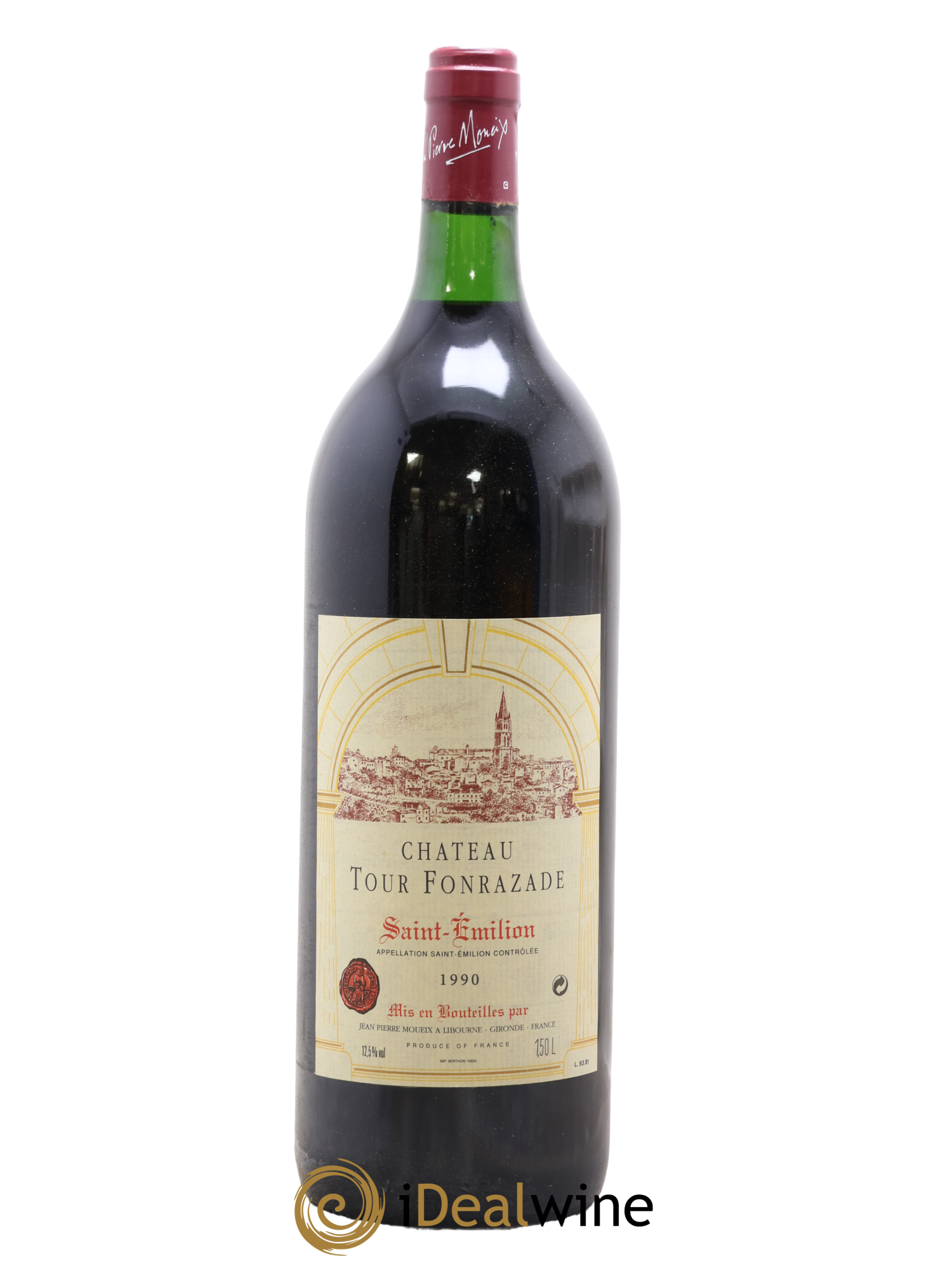 Saint-Émilion Grand Cru château tour fonrazade 1990 - Lot of 1 magnum - 0