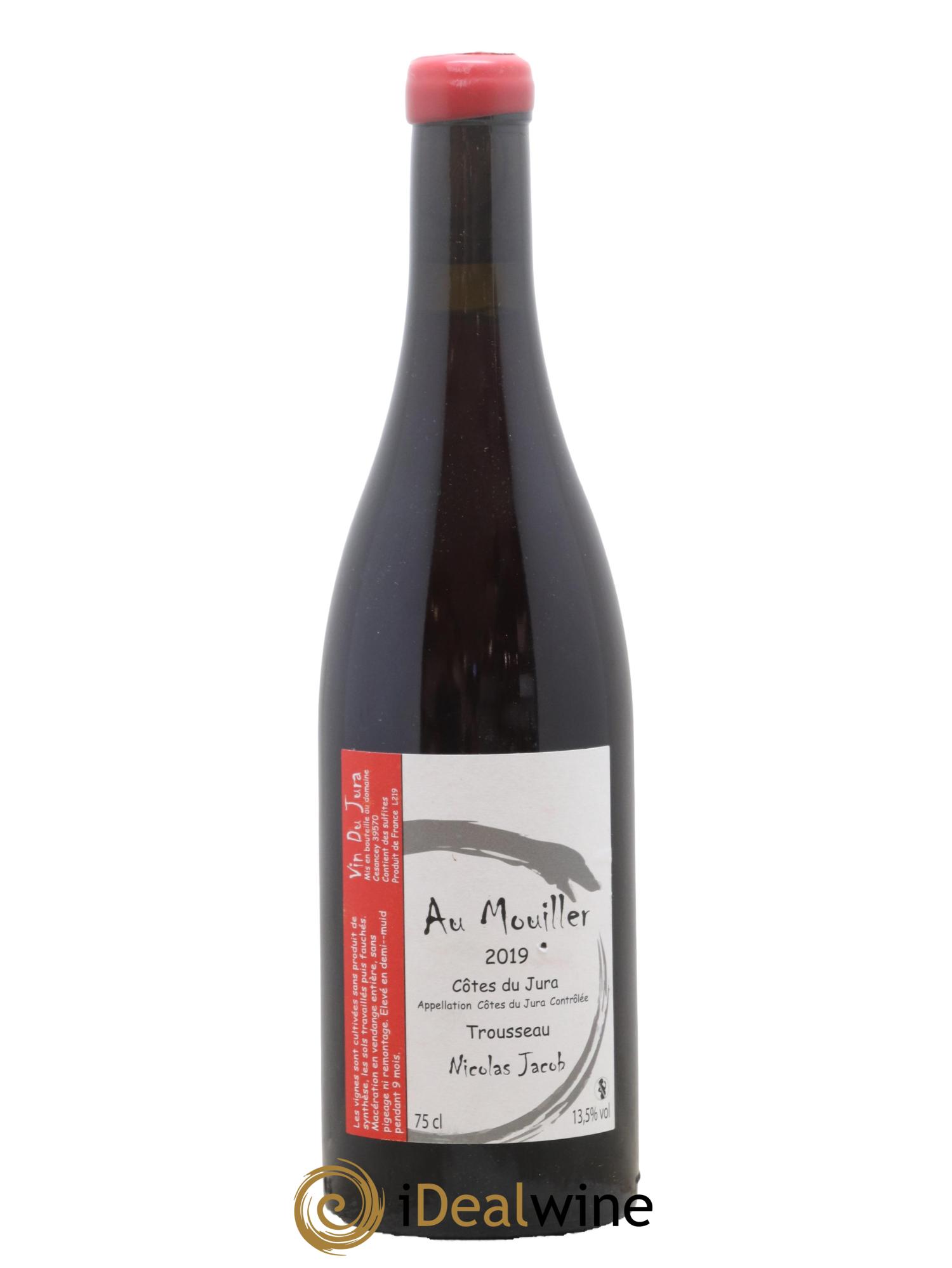 Côtes du Jura Trousseau Au Mouiller Nicolas Jacob 2019 - Lot de 1 bouteille - 0