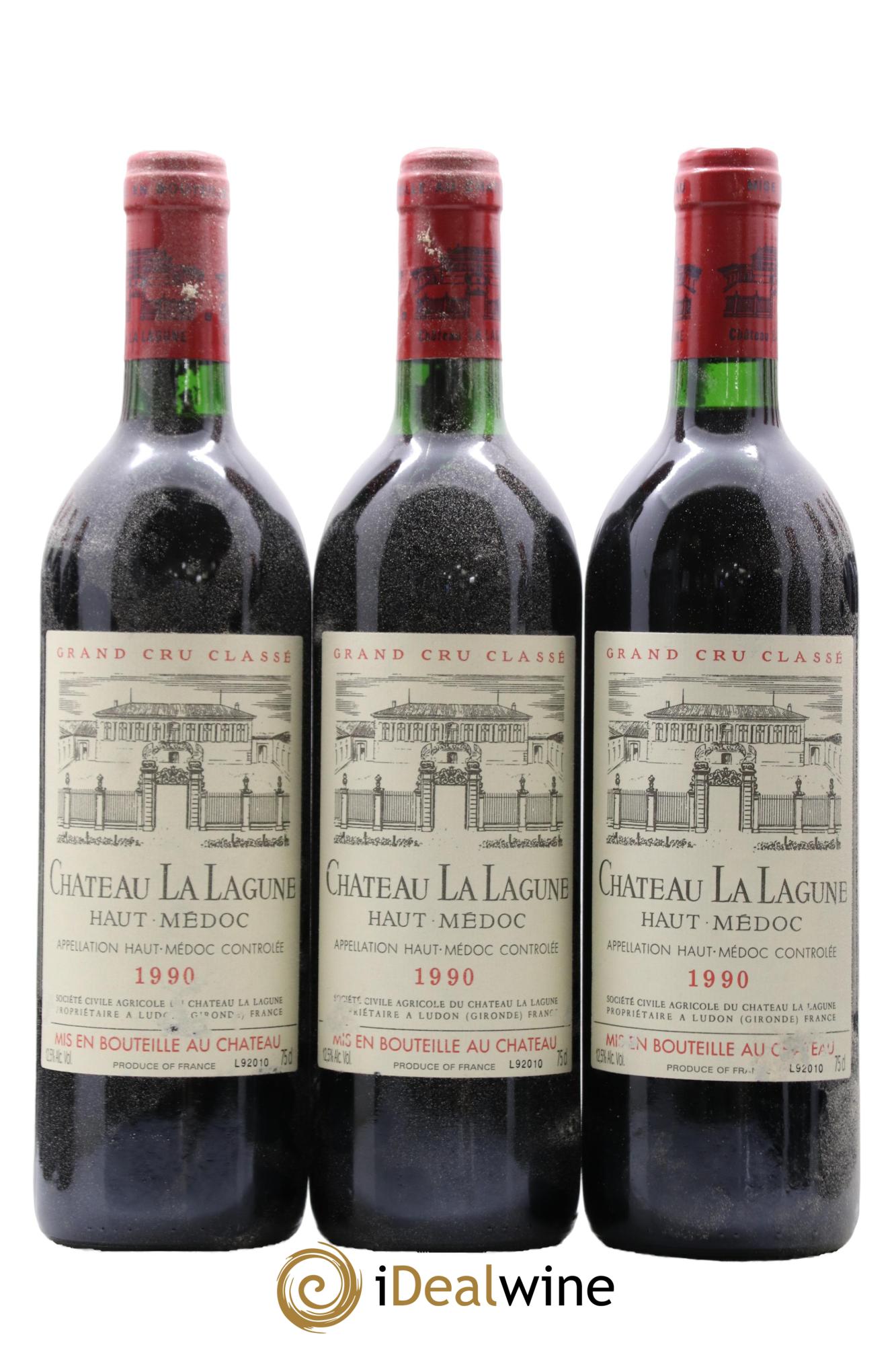 Château la Lagune 3ème Grand Cru Classé 1990 - Lot de 12 bouteilles - 1