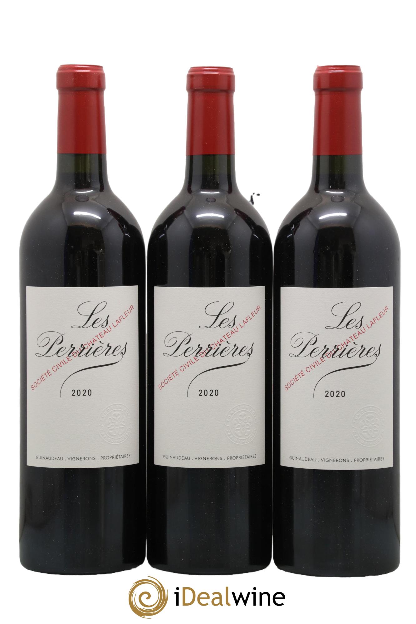 Bordeaux Supérieur Les Perrières du Château Lafleur 2020 - Lot de 3 bouteilles - 0