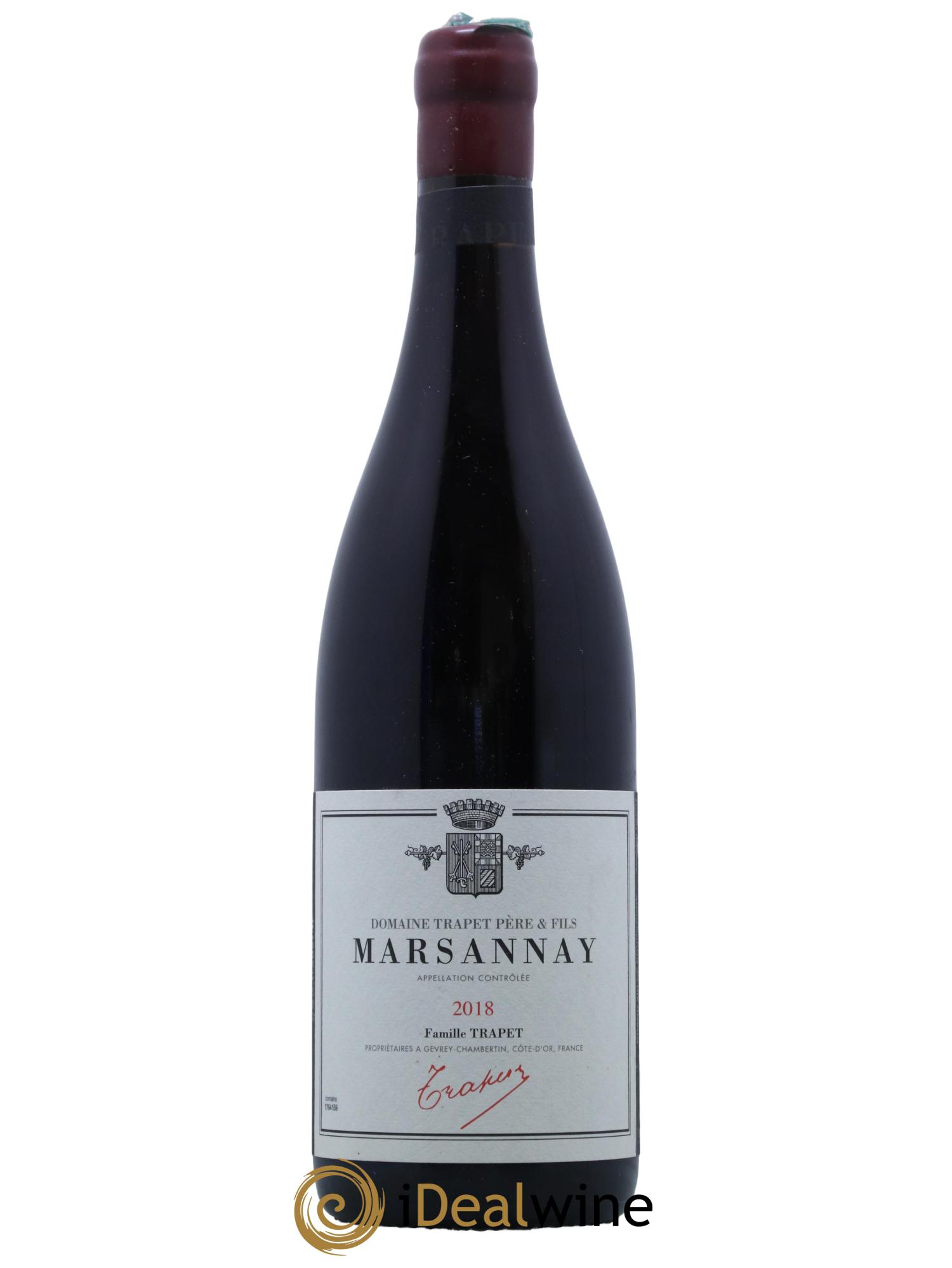 Marsannay Domaine Trapet 2018 - Lot de 1 bouteille - 0