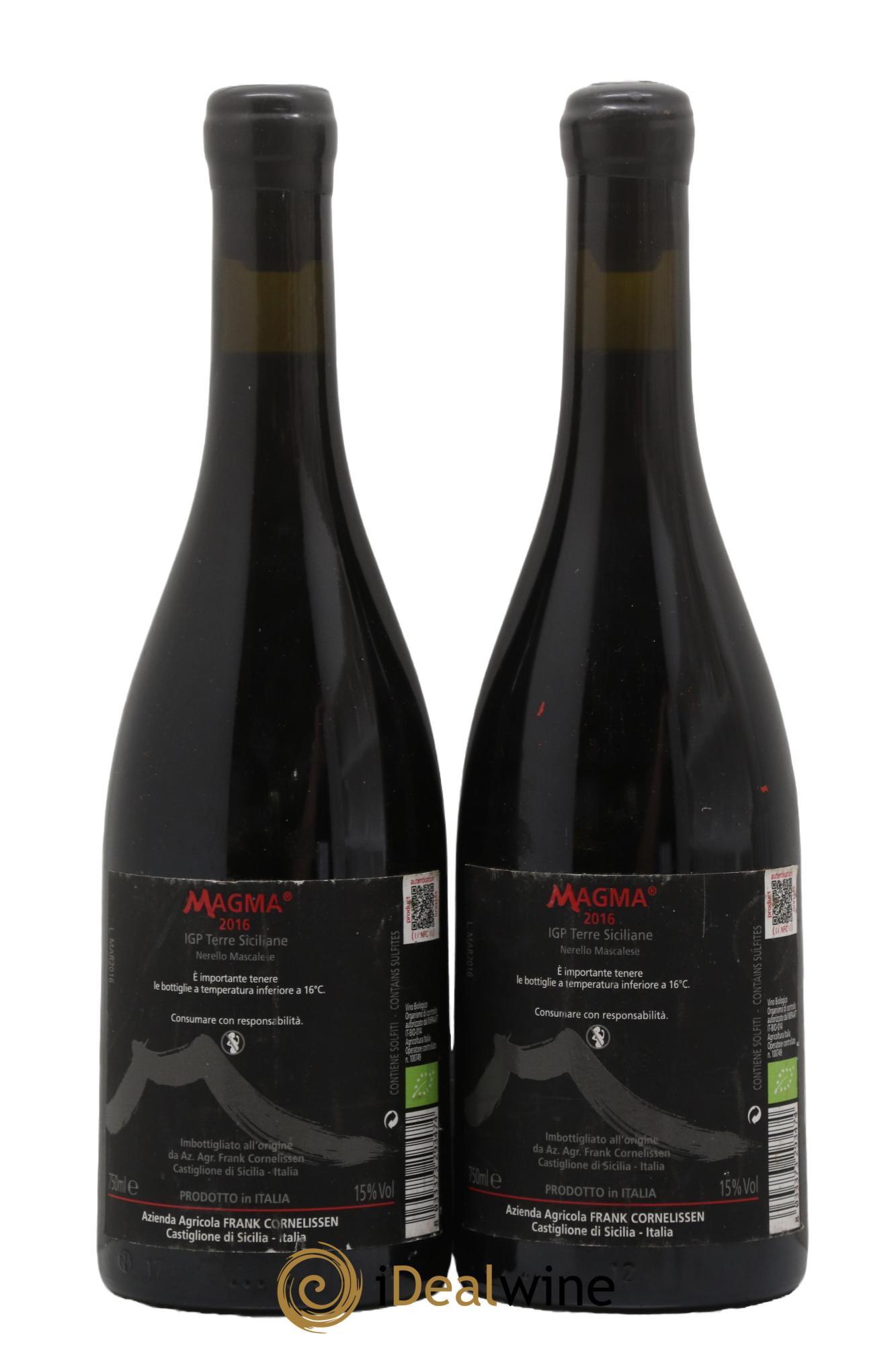 Terre Siciliane IGT Magma Frank Cornelissen 2016 - Posten von 2 Flaschen - 1