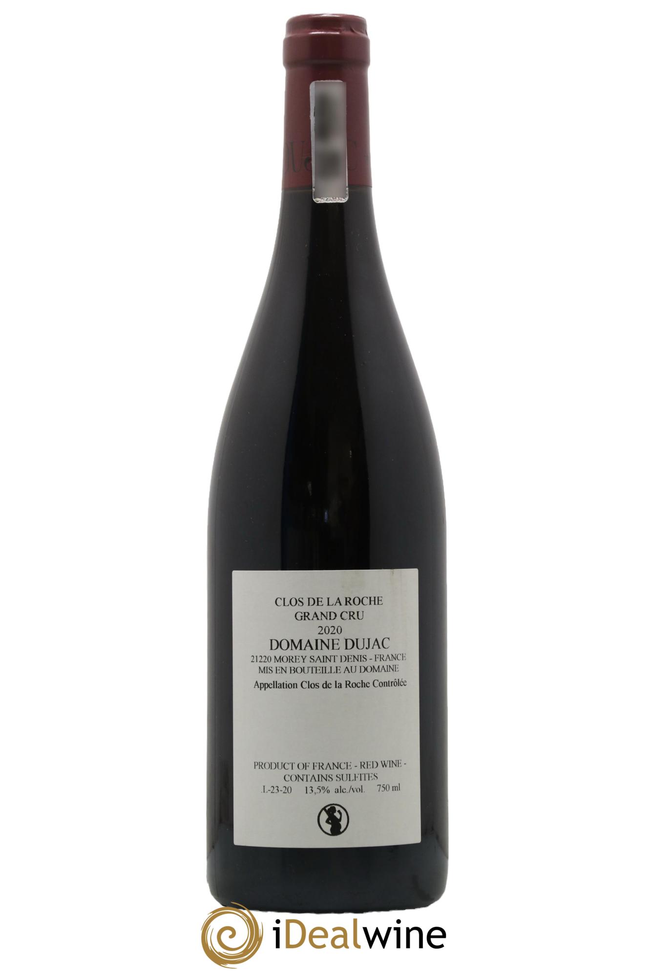 Clos de la Roche Grand Cru Dujac (Domaine) 2020 - Lot de 1 bouteille - 1