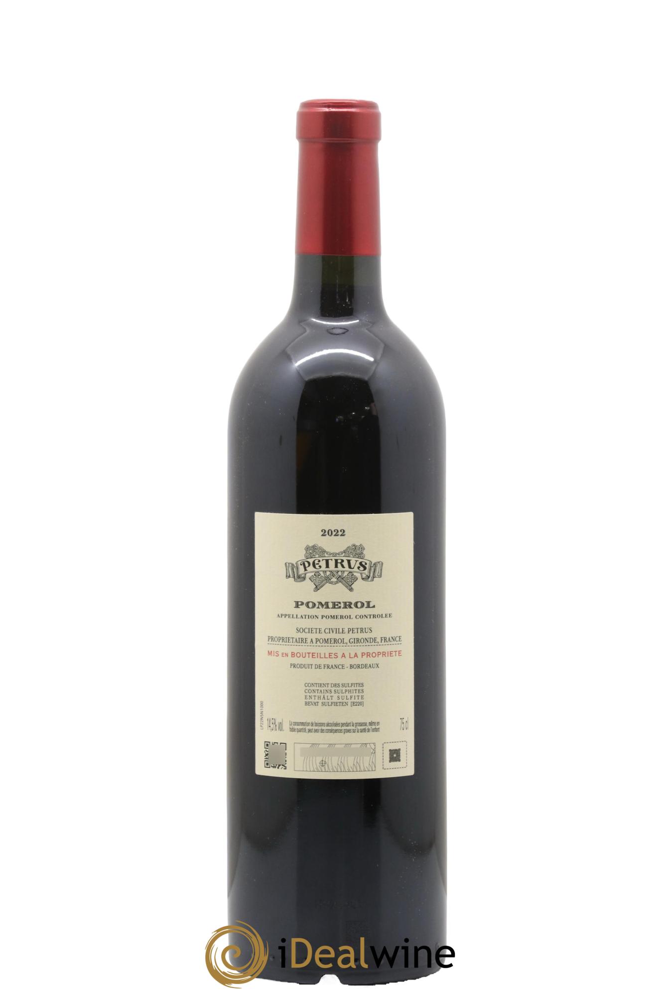 Petrus 2022 - Lot de 1 bouteille - 2