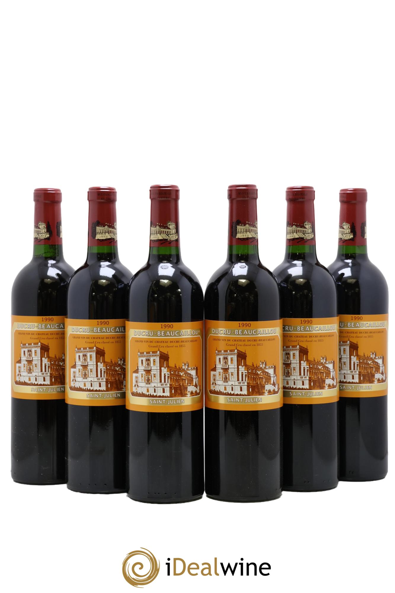 Château Ducru Beaucaillou 2ème Grand Cru Classé 1990 - Lot de 6 bouteilles - 0