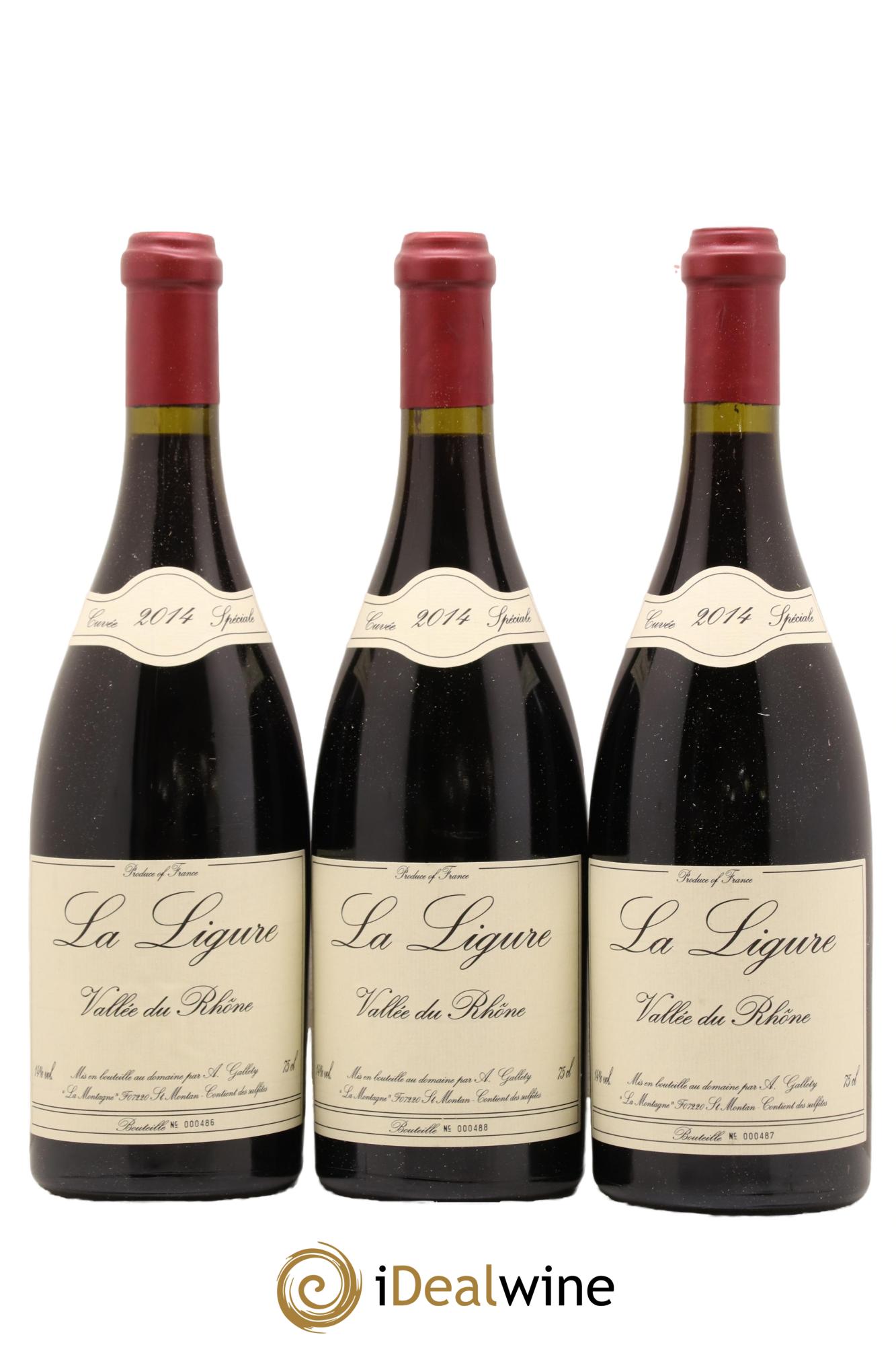Côtes du Vivarais La Ligure Gallety (Domaine) 2014 - Lot de 6 bouteilles - 3