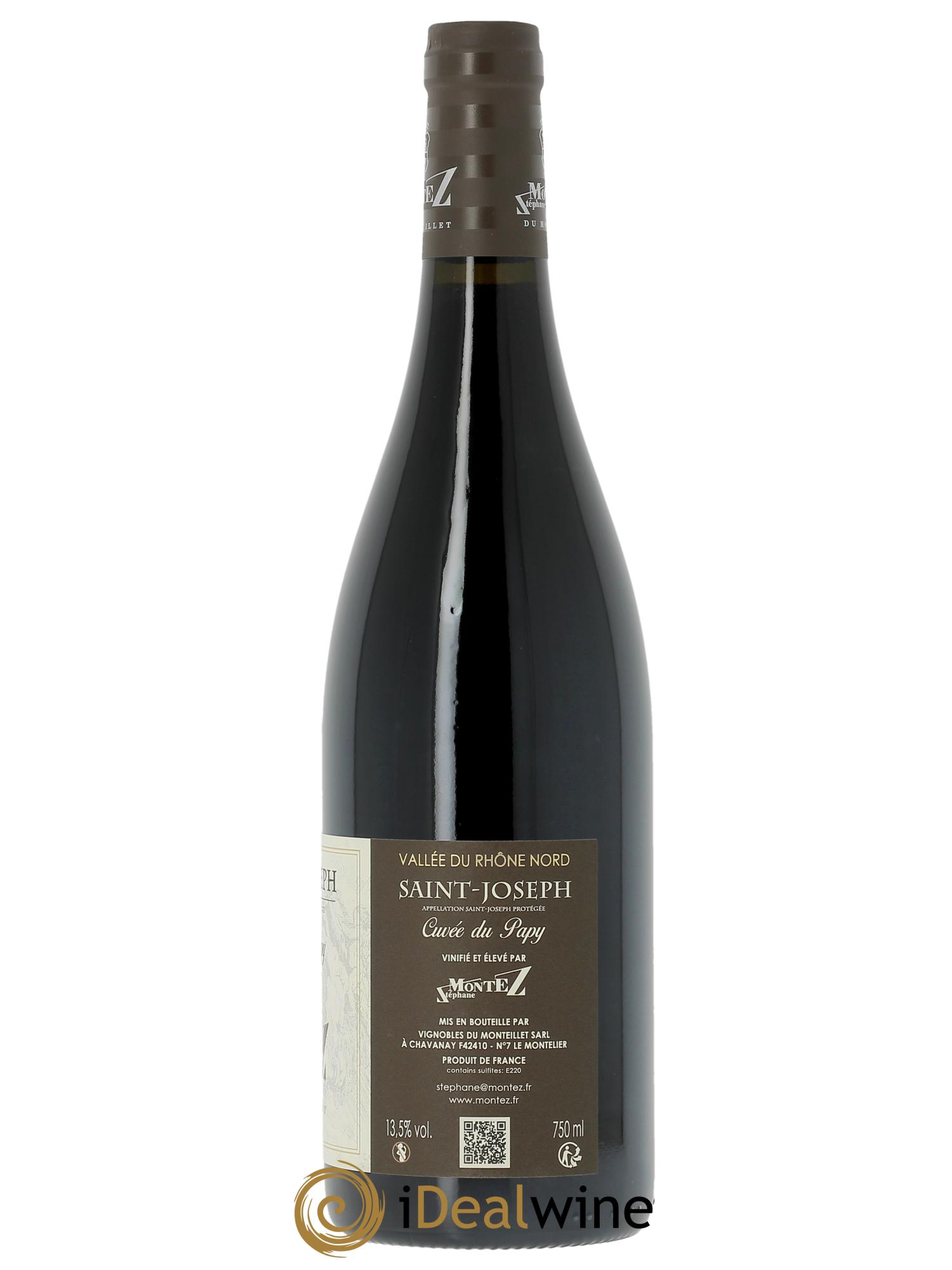 Saint-Joseph Cuvée du Papy Monteillet (Domaine du) - Stéphane Montez  2023 - Lot de 1 bouteille - 1