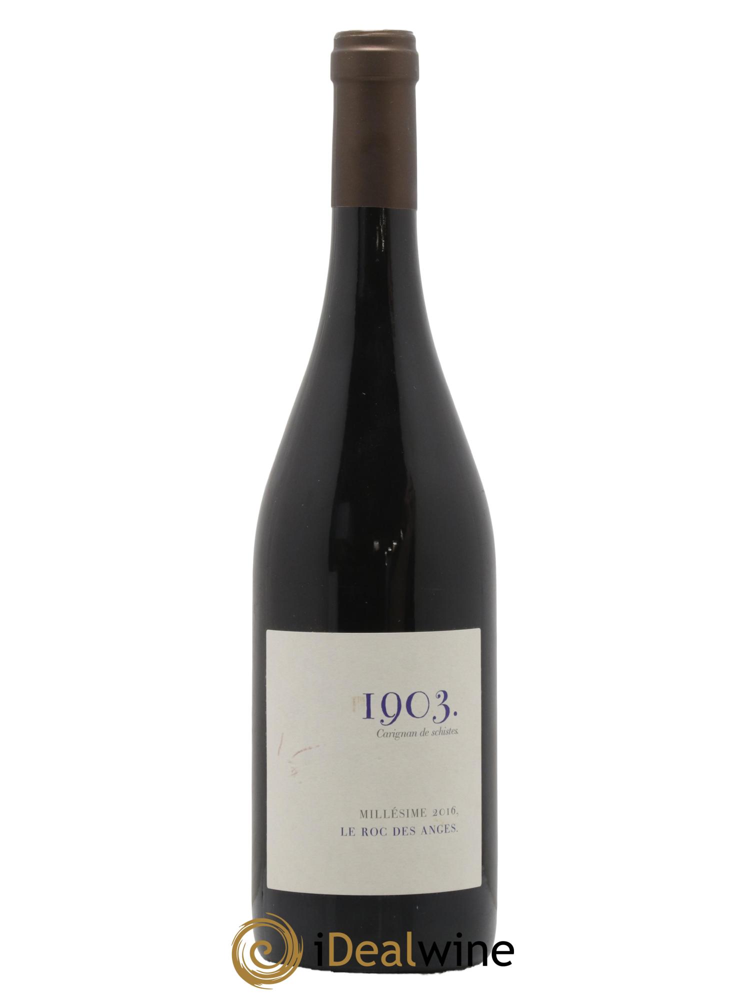 Côtes Catalanes Roc des Anges Carignan 1903 Marjorie et Stéphane Gallet 2016 - Lot de 1 bouteille - 0