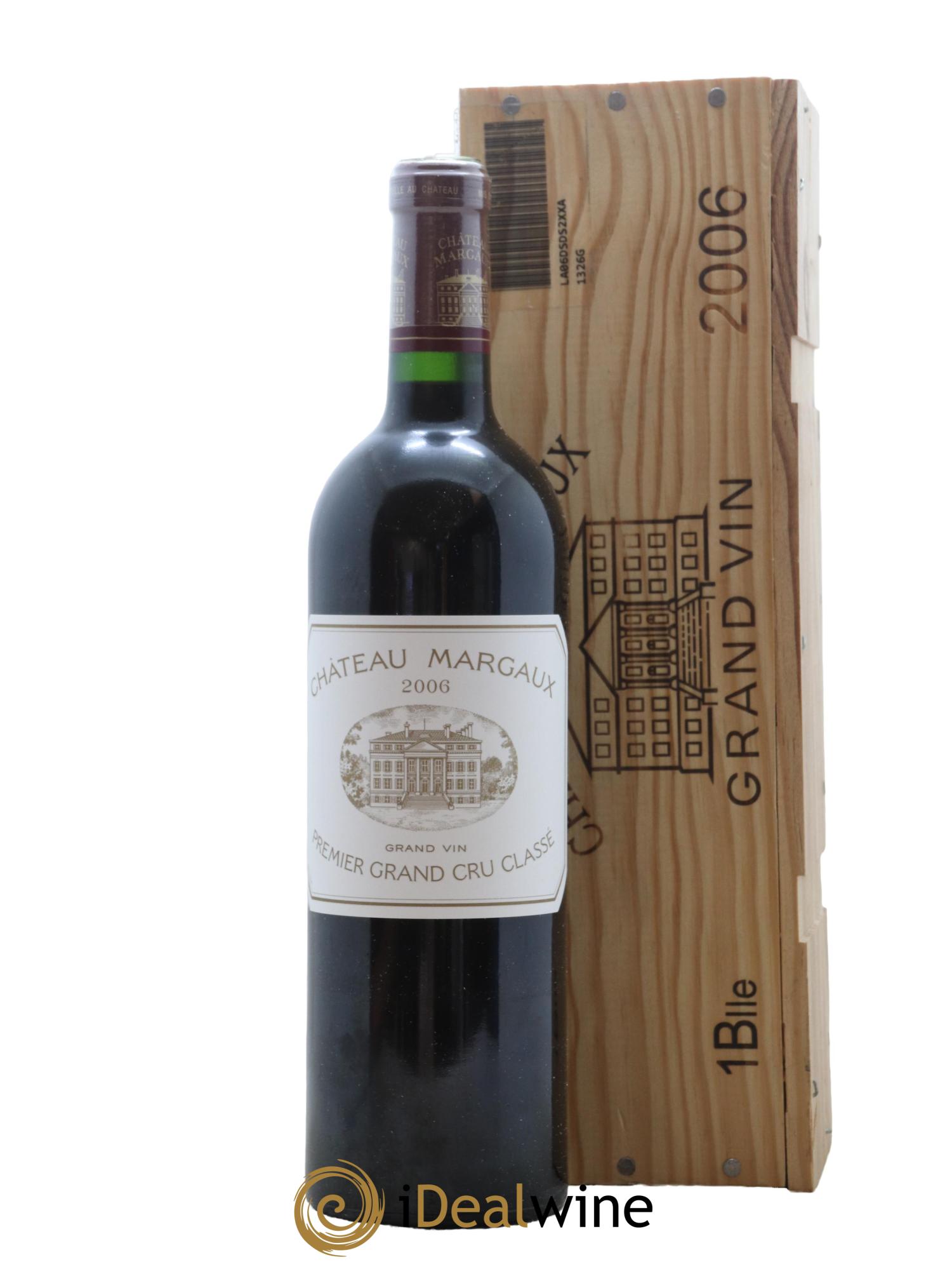 Château Margaux 1er Grand Cru Classé 2006 - Lot de 1 bouteille - 0