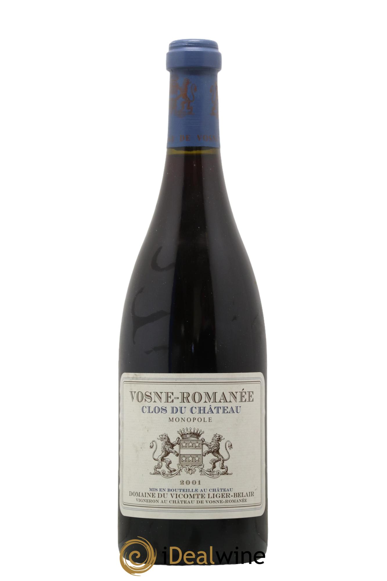 Vosne-Romanée Clos du Château Comte Liger-Belair (Domaine du) 2001 - Lot de 1 bouteille - 0