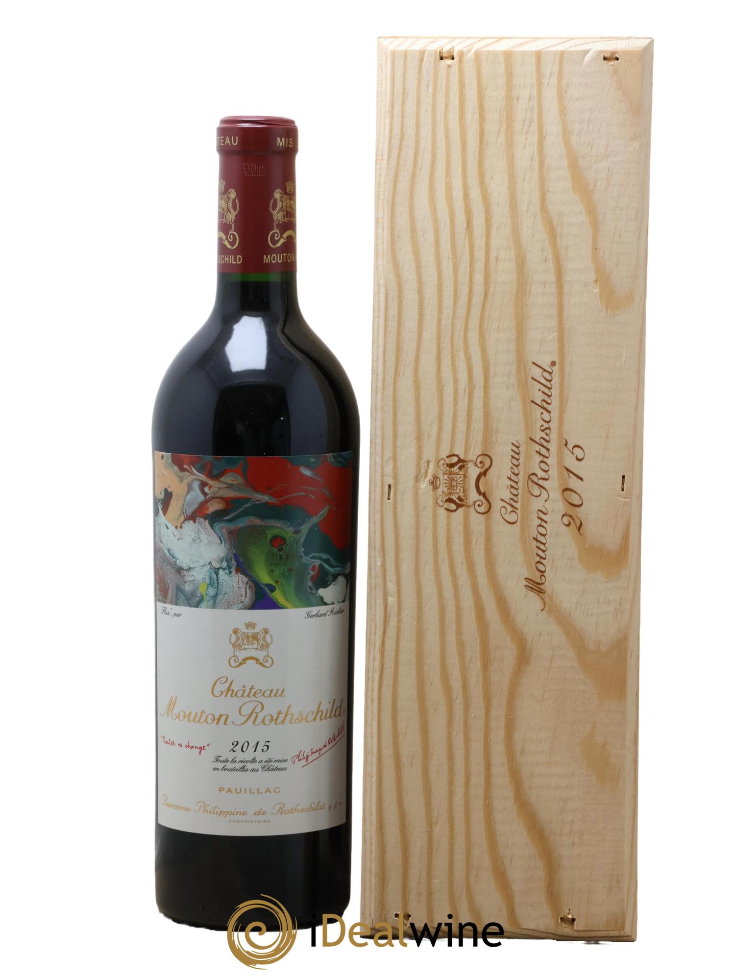 Château Mouton Rothschild 1er Grand Cru Classé 2015 - Lot de 1 bouteille - 1