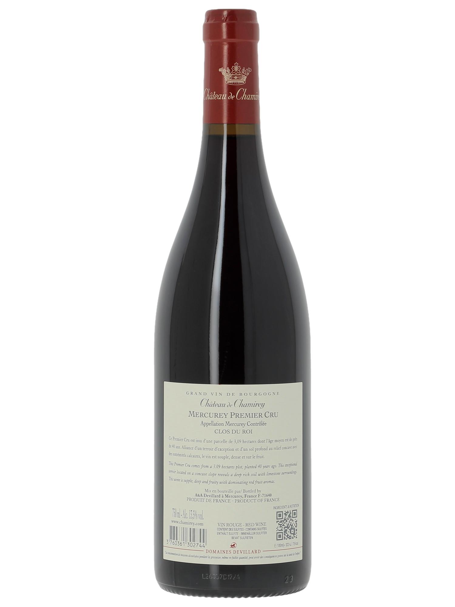 Mercurey 1er Cru Clos du Roi Château de Chamirey  2024 - Posten von 1 Flasche - 1