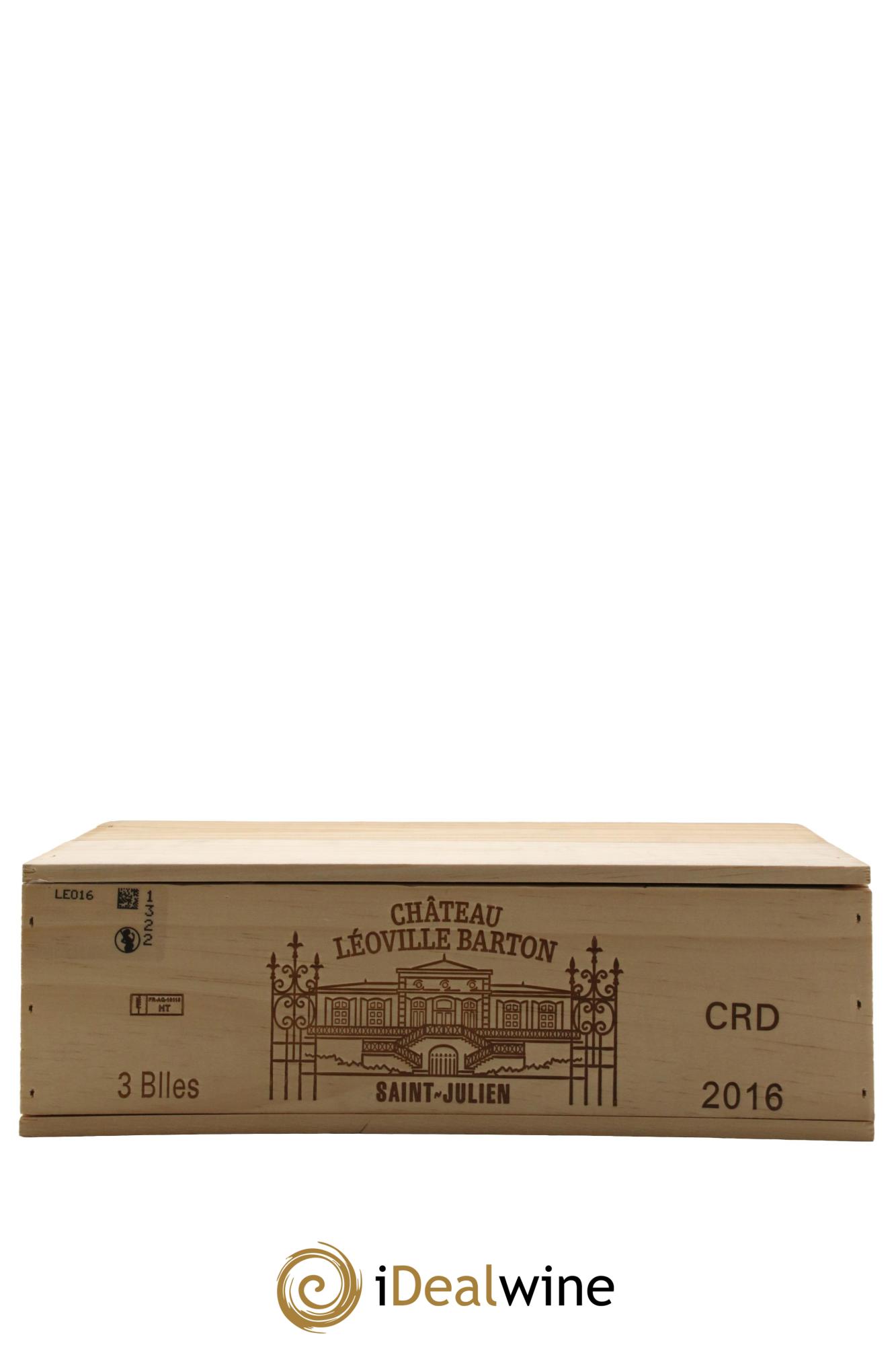 Château Léoville Barton 2ème Grand Cru Classé 2016 - Lot of 3 bottles - 1