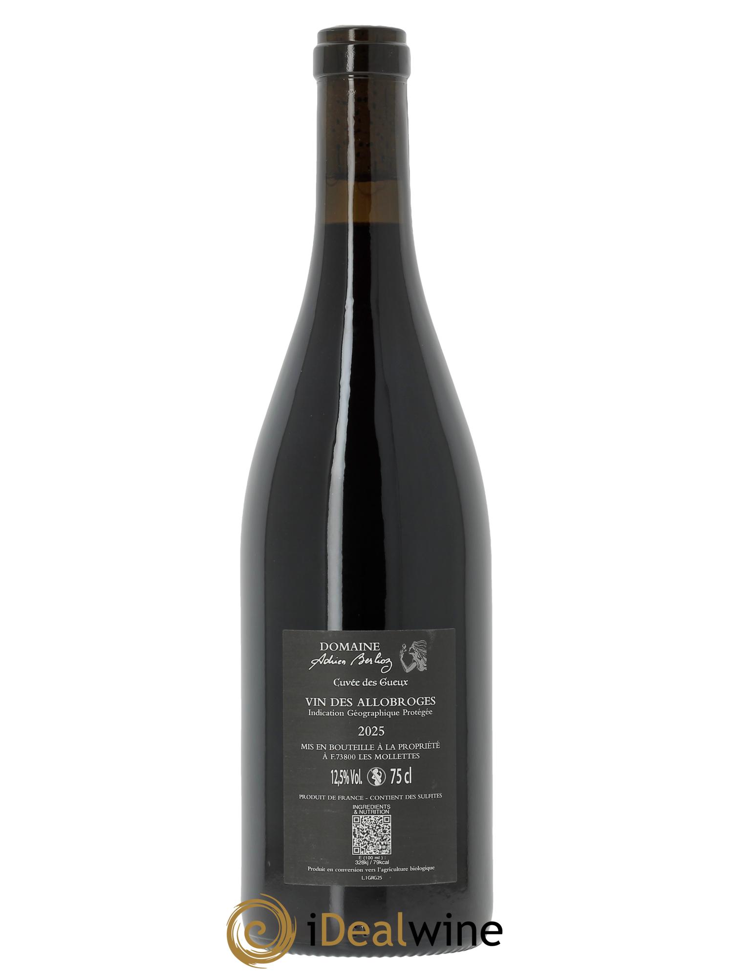 Vin de Savoie La Cuvée des Gueux Adrien Berlioz  2025 - Lotto di 1 bottiglia - 1