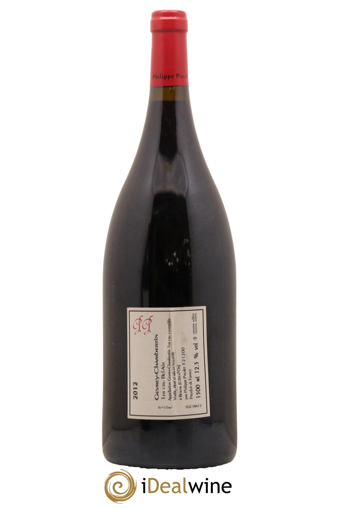Gevrey-Chambertin 1er Cru Bel Air Philippe Pacalet 2012 - Lot de 1 magnum - 1