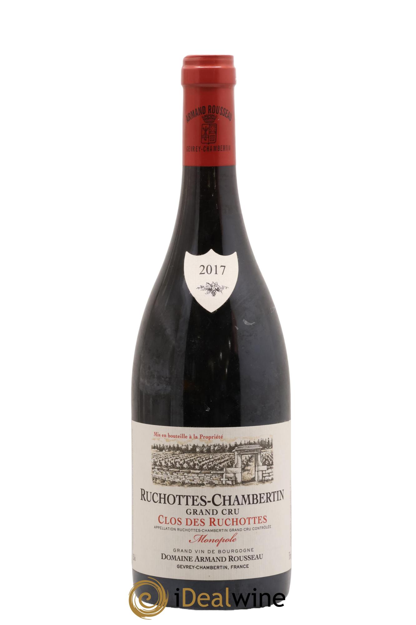 Ruchottes-Chambertin Grand Cru Clos des Ruchottes Armand Rousseau (Domaine) 2017 - Lot de 1 bouteille - 0