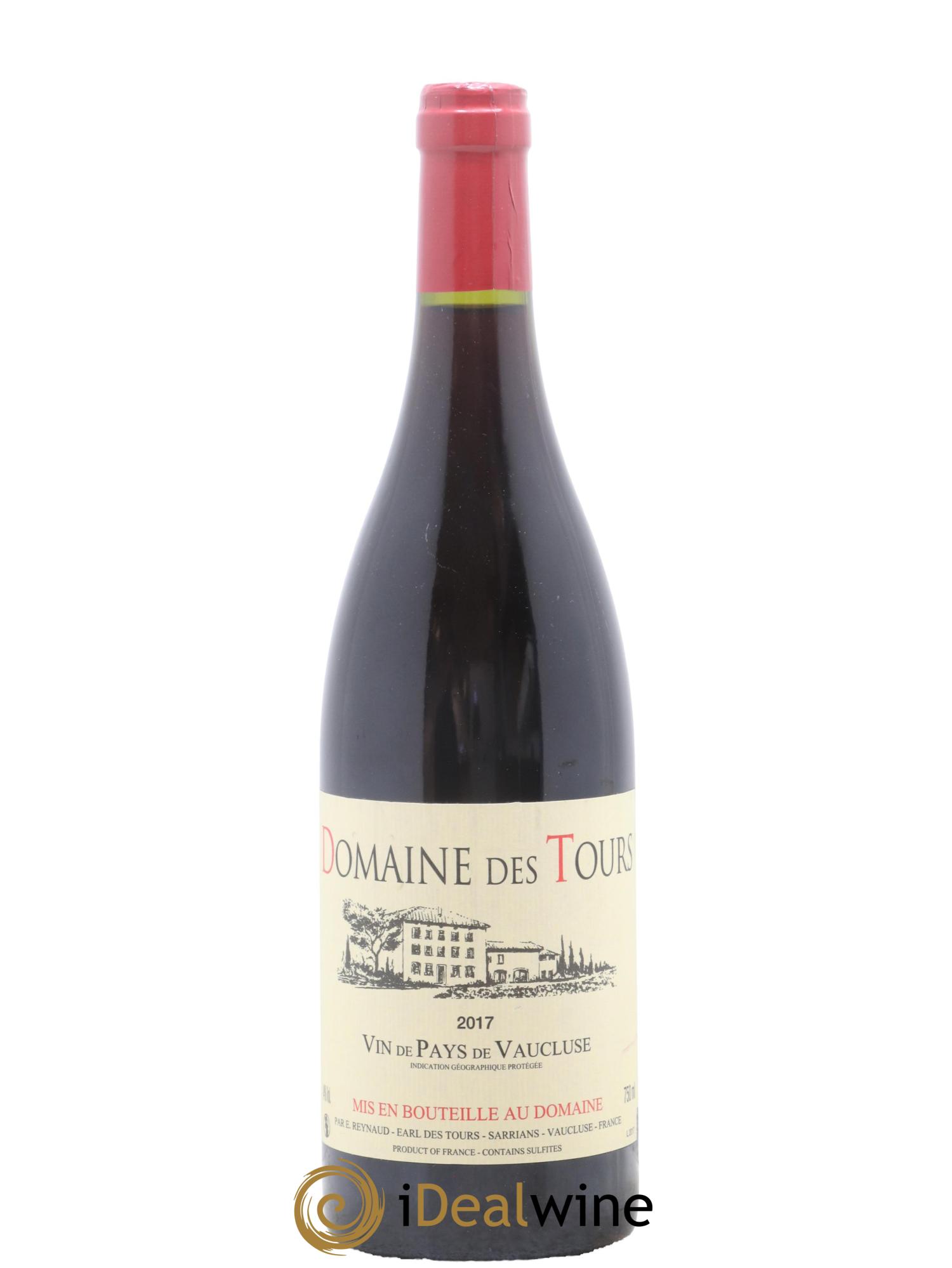 Vaucluse (Vin de Pays de Vaucluse) Domaine des Tours Emmanuel Reynaud 2017 - Lot de 1 bouteille - 0
