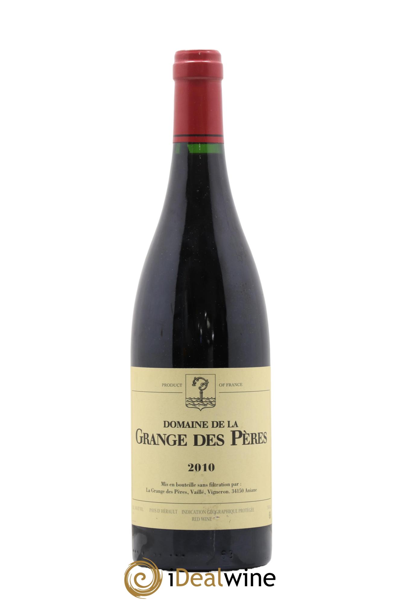 Pays d'Hérault Grange des Pères Laurent Vaillé 2010 - Lot de 1 bouteille - 0