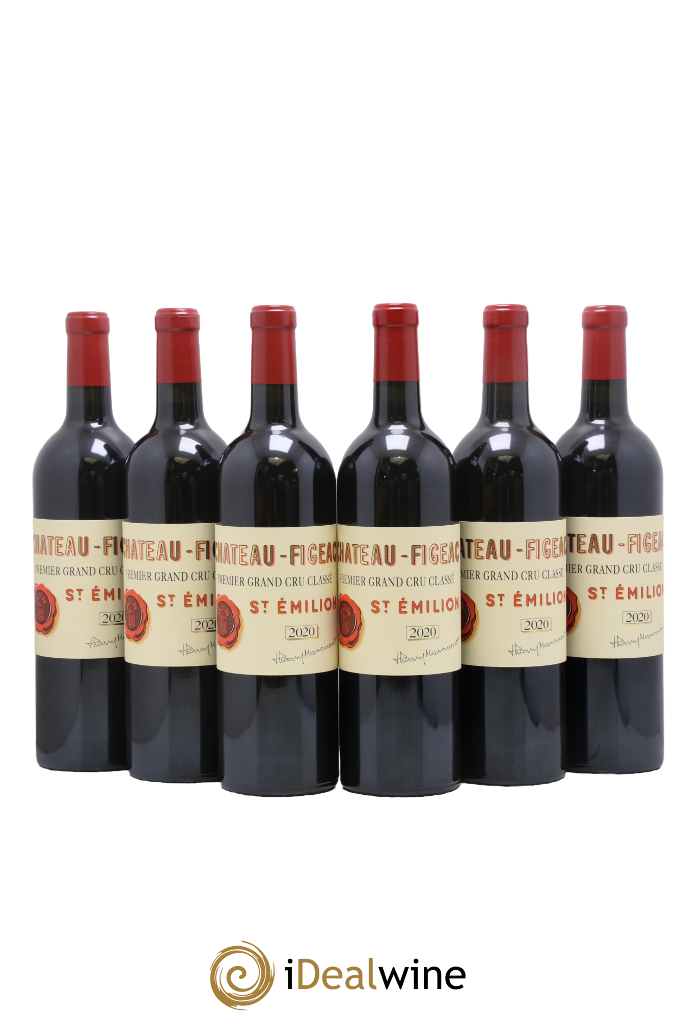 Château Figeac 1er Grand Cru Classé A 2020 - Lot of 6 bottles - 0