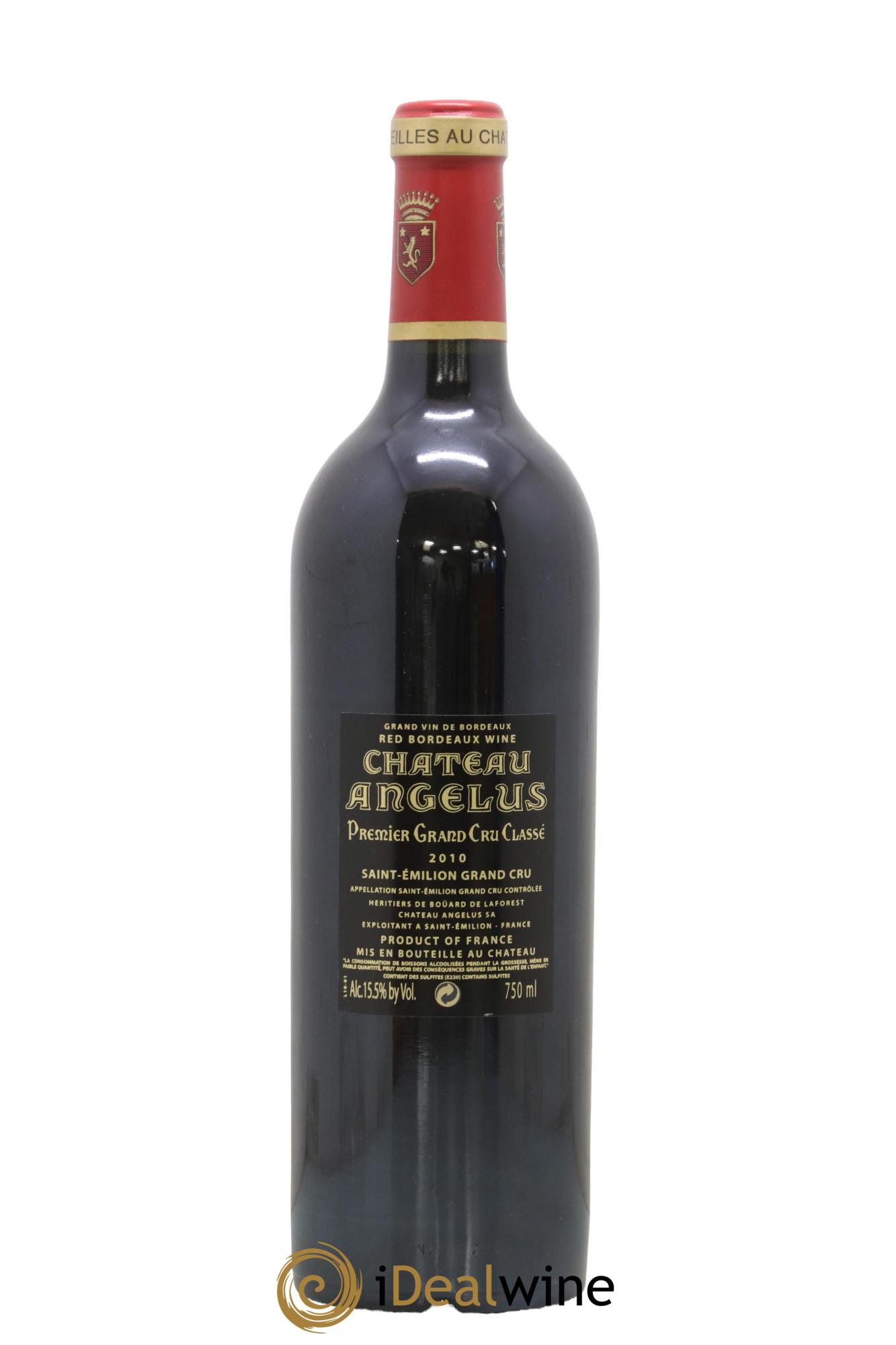 Château Angélus 1er Grand Cru Classé A 2010 - Lot of 1 bottle - 1