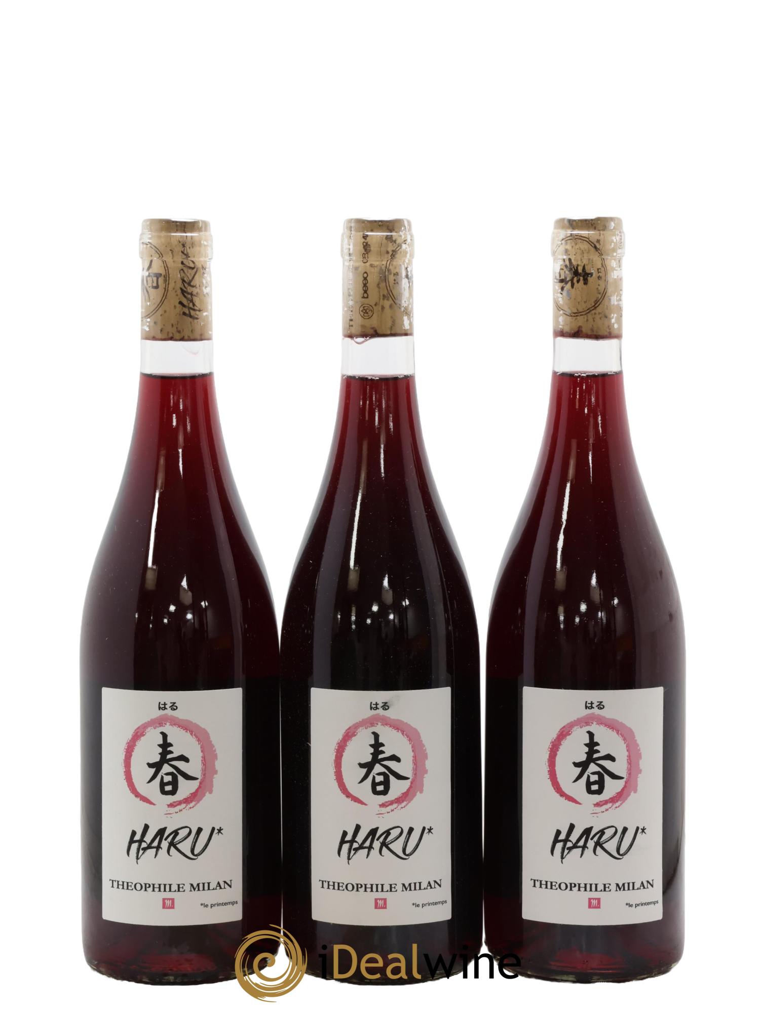 Vin de France Théophile Milan Haru Henri Milan  2023 - Lot de 3 bouteilles - 0